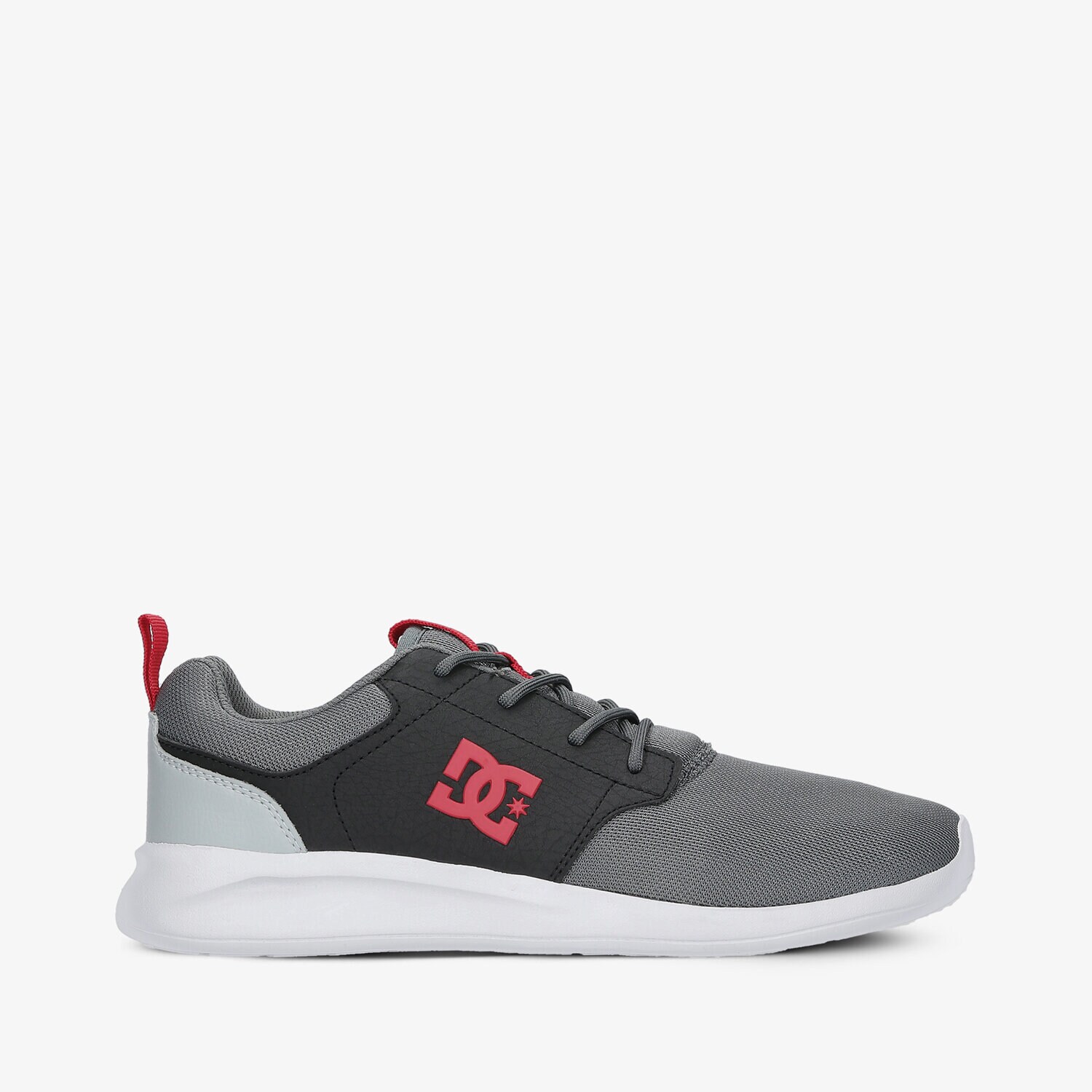 Buty sneakersy męskie DC MIDWAY ADYS700096XSKR SZARY