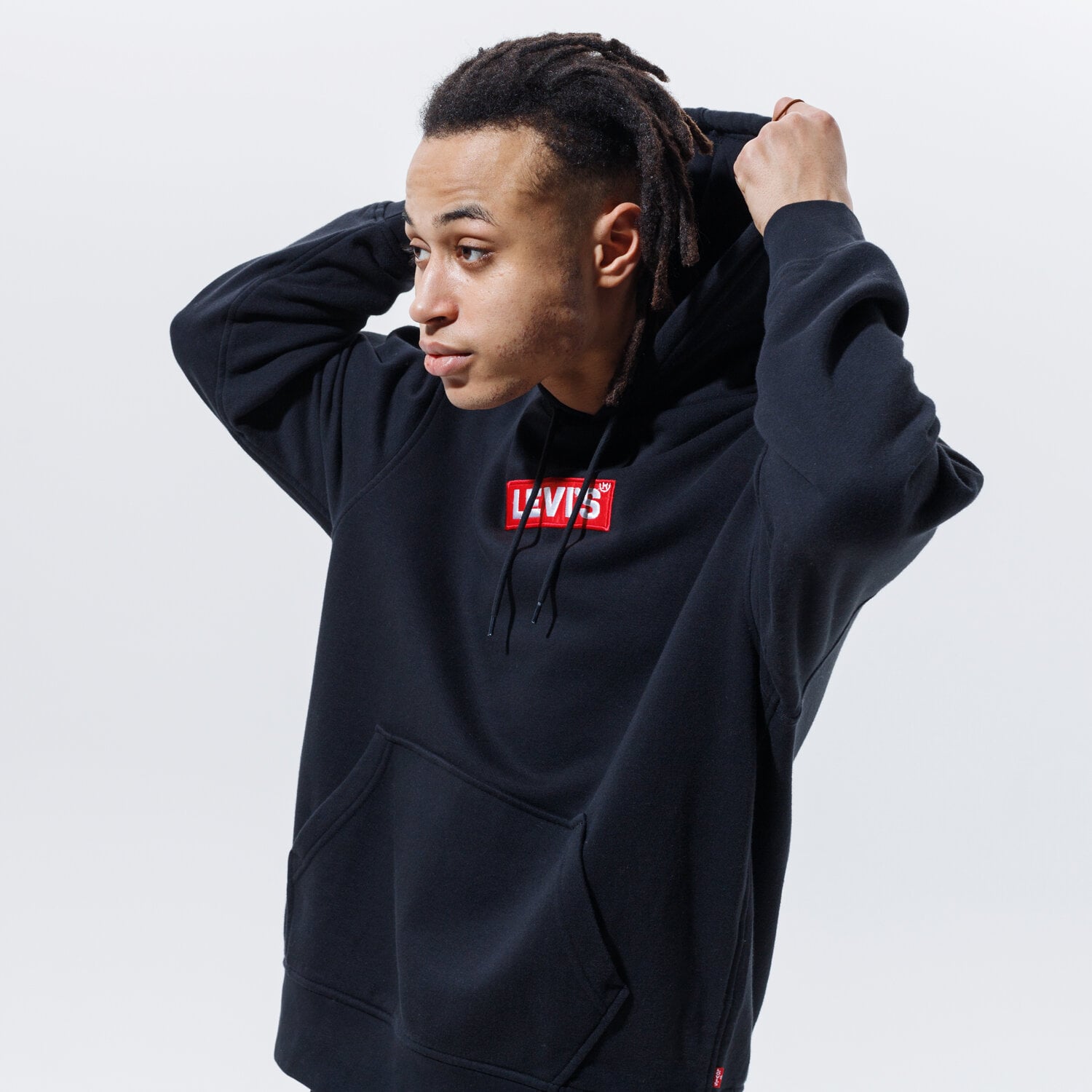 Bluza męska LEVI'S BLUZA Z KAPTUREM RELAXED GRAPHIC HOODIE 72632-0023 CZARNY