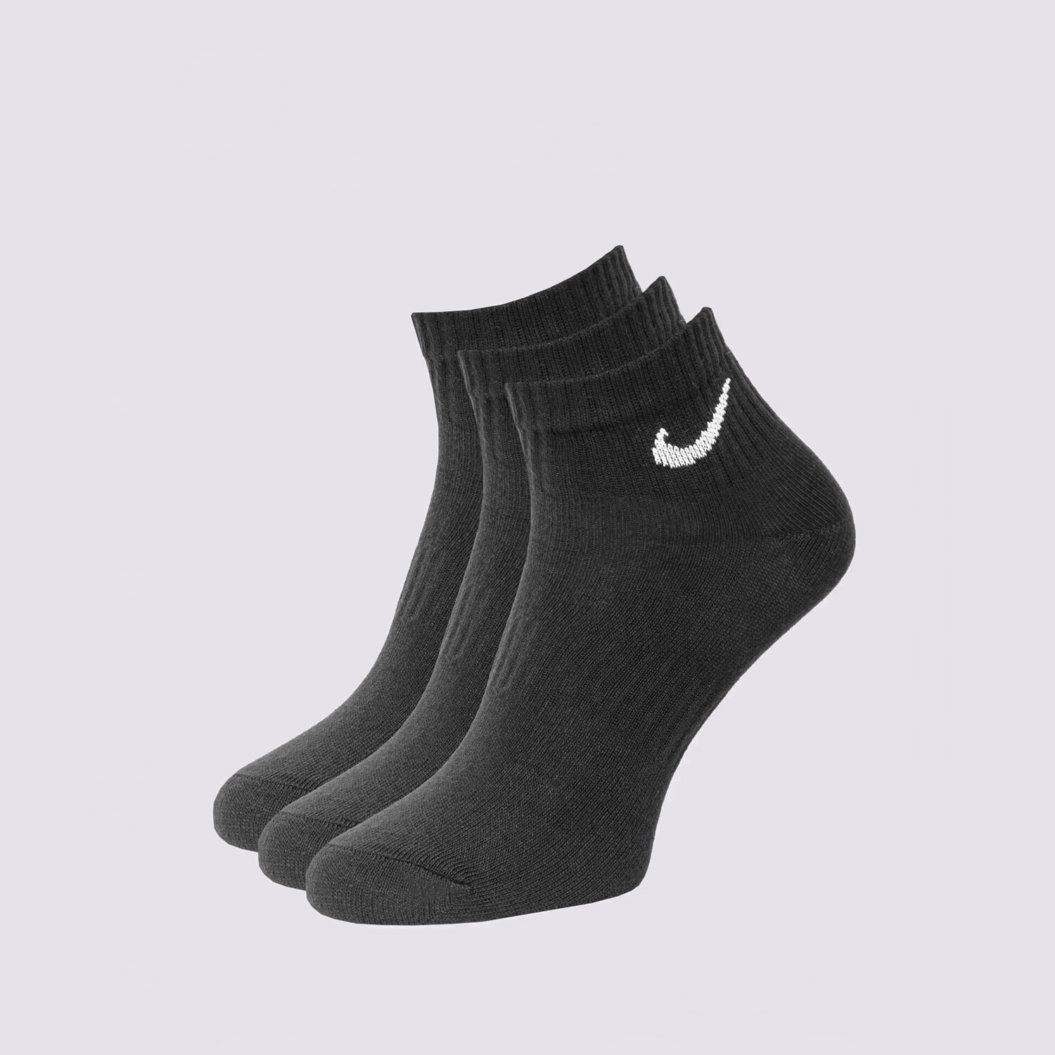 Skarpetki sportowe damskie NIKE SKARPETY U NK EVERYDAY LTWT ANKLE 3PR SX7677-010 CZARNY