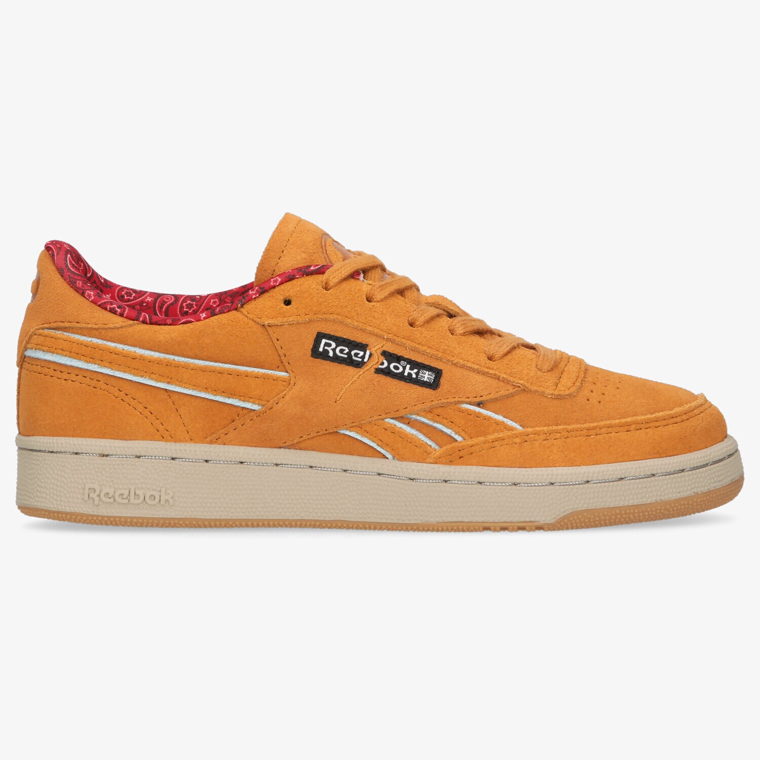 Buty sneakersy damskie REEBOK CLUB C GZ6322 BRĄZOWY
