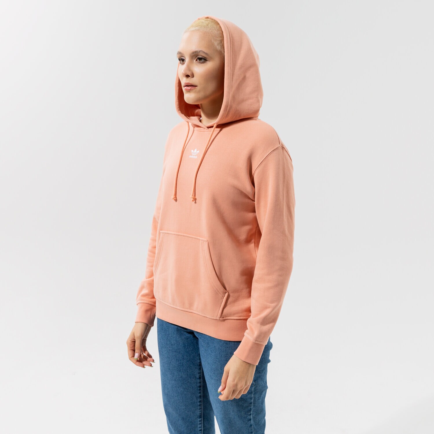 Bluza damska ADIDAS BLUZA Z KAPTUREM HOODIE H06620 RÓŻOWY