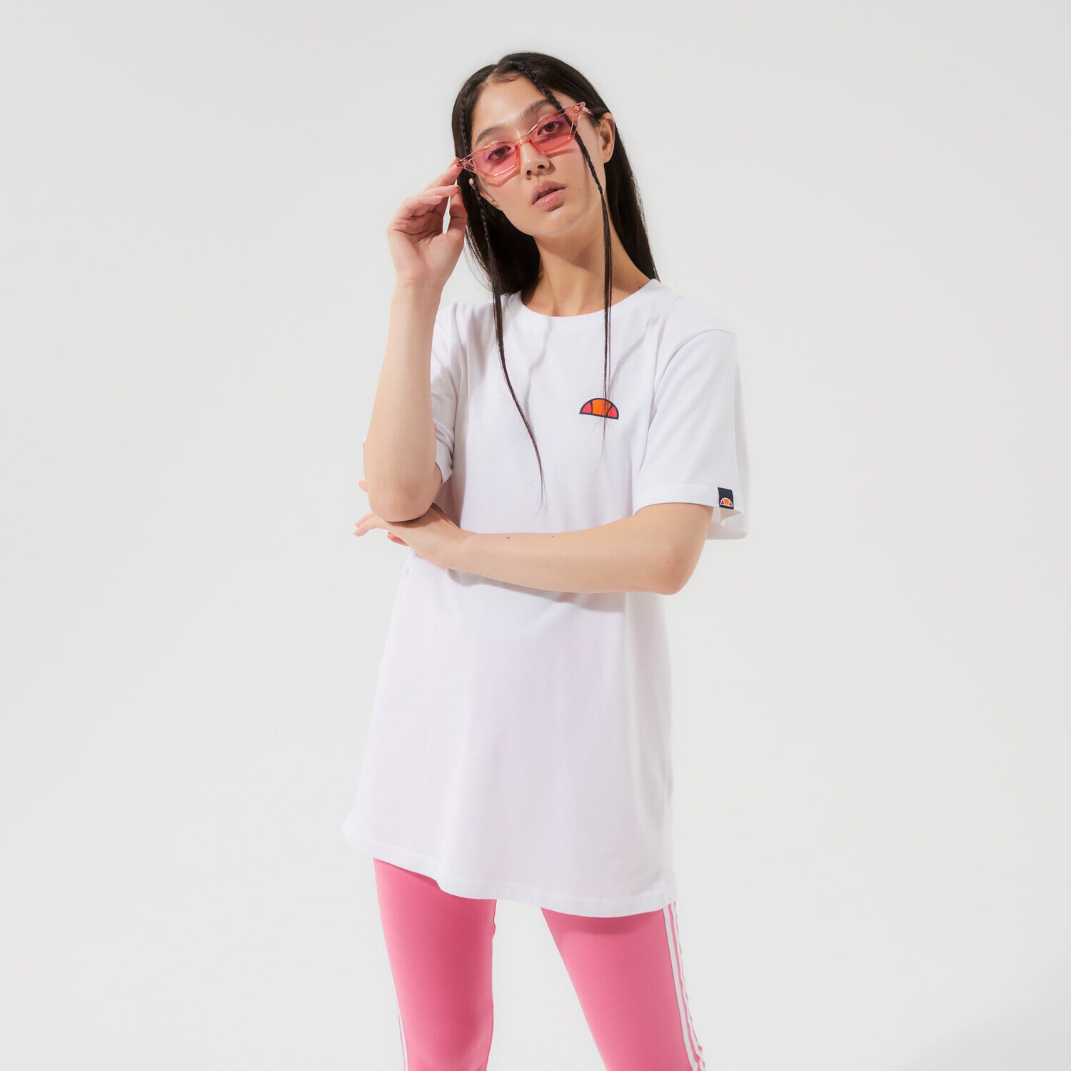 Koszulka, t-shirt damski ELLESSE T-SHIRT OSLA WHT WHT SMG13522908 BIAŁY