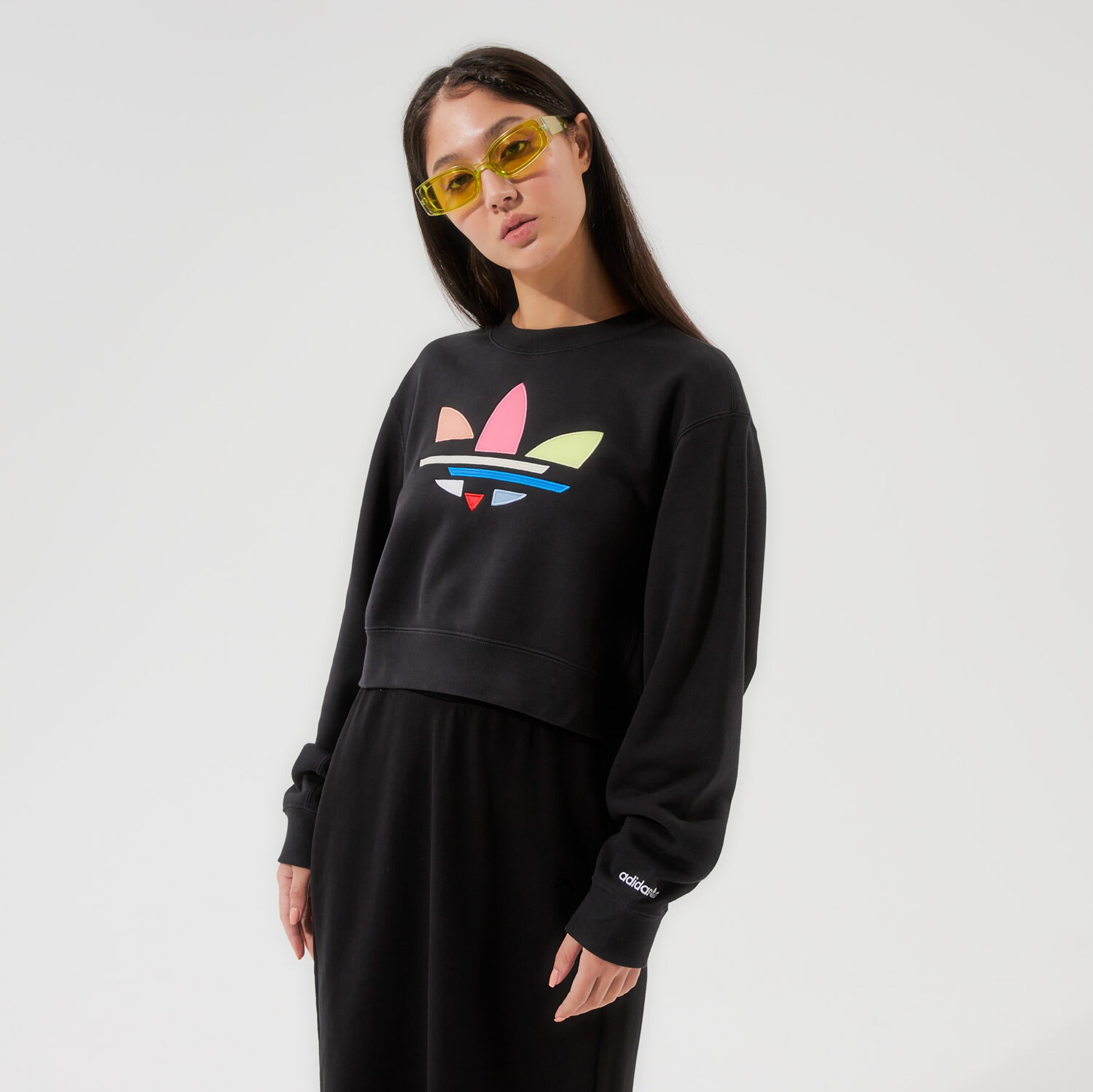 Bluza damska ADIDAS BLUZA SWEATSHIRT H22854 CZARNY