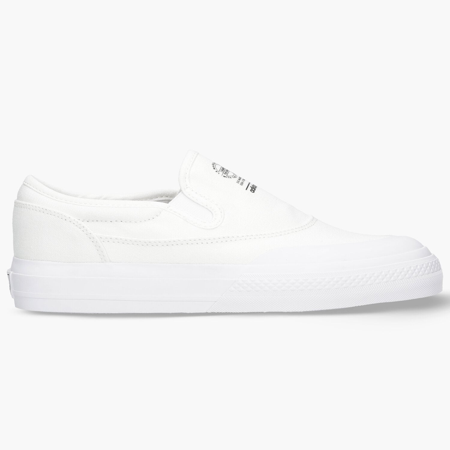 Damskie trampki, tenisówki ADIDAS NIZZA RF SLIP S23725 BIAŁY