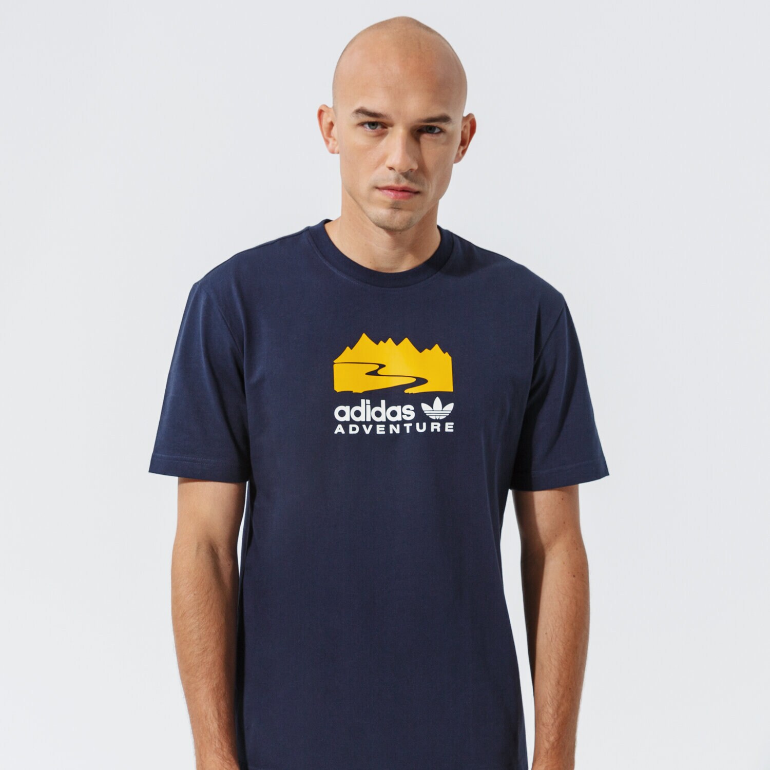Koszulka, t-shirt sportowy męski ADIDAS T-SHIRT LOGO TEE H09066 CZARNY