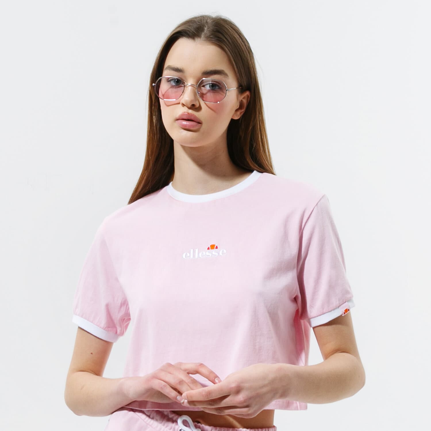 Koszulka, t-shirt damski ELLESSE T-SHIRT DERLA CROP T-SHIRT LPINK SGJ11884808 RÓŻOWY
