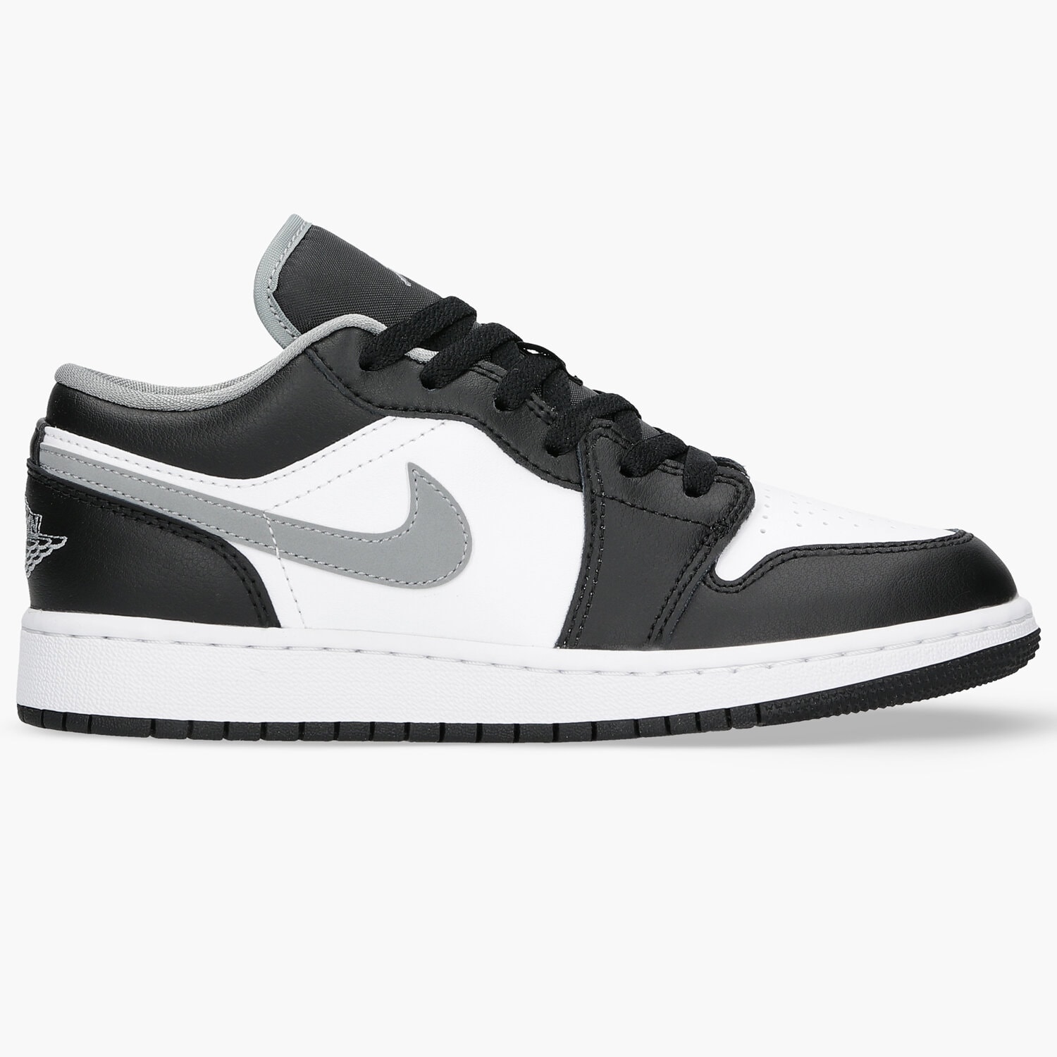 Buty sneakersy dla dzieci AIR JORDAN 1 LOW  553560-040 CZARNY