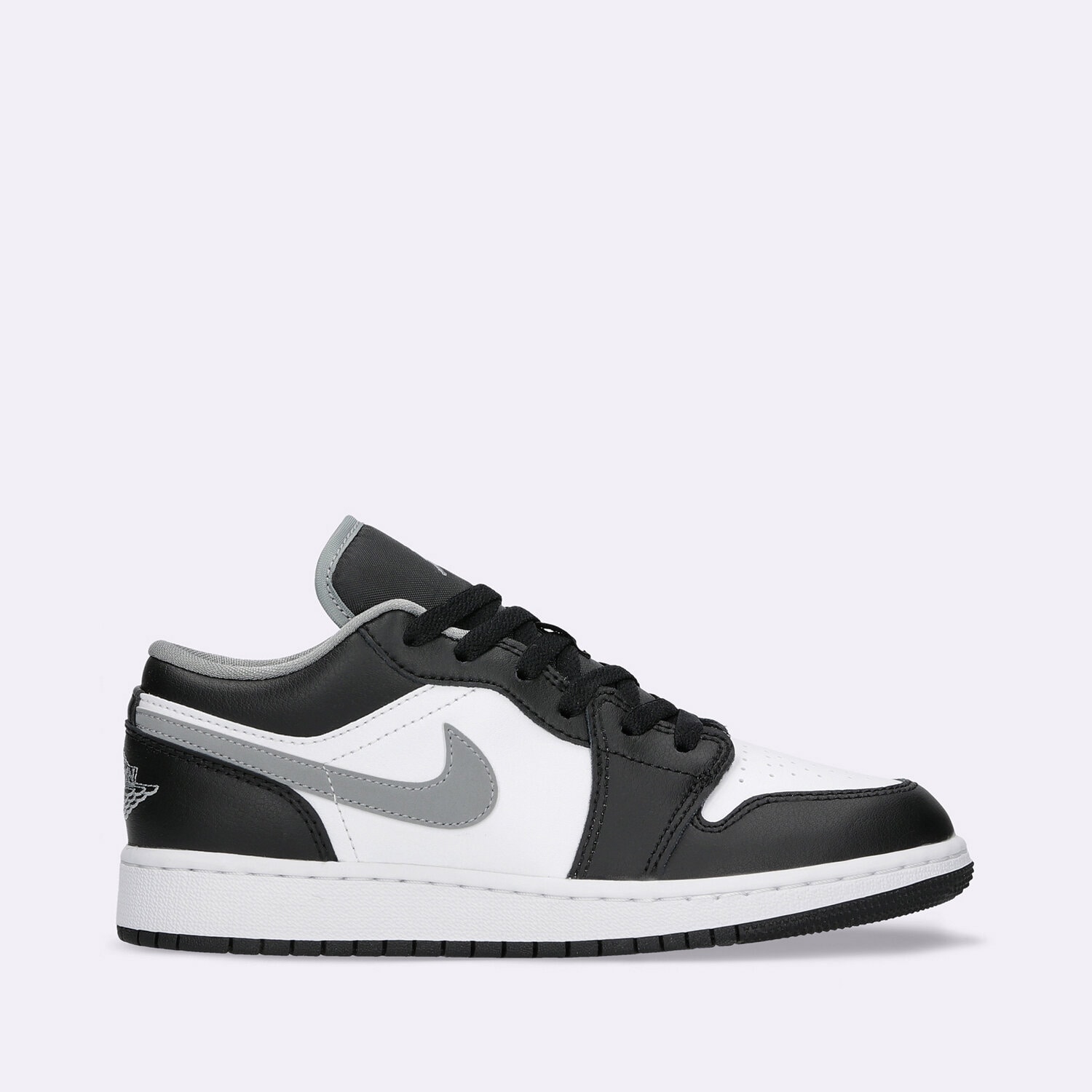 Buty sneakersy dla dzieci AIR JORDAN 1 LOW  553560-040 CZARNY