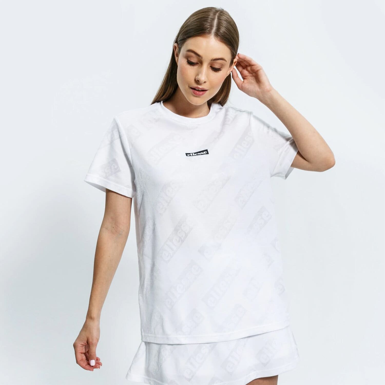 Koszulka, t-shirt damski ELLESSE T-SHIRT MOLTO TEE WHT SGJ11894908 BIAŁY