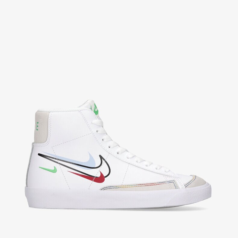 Buty sneakersy dla dzieci NIKE BLAZER MID '77 DM9475-100 BIAŁY