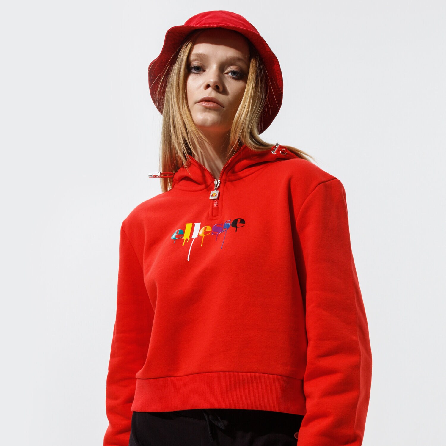 Bluza damska ELLESSE BLUZA Z KAPTUREM TOMA OH HOODY RED SGI11090823 CZERWONY