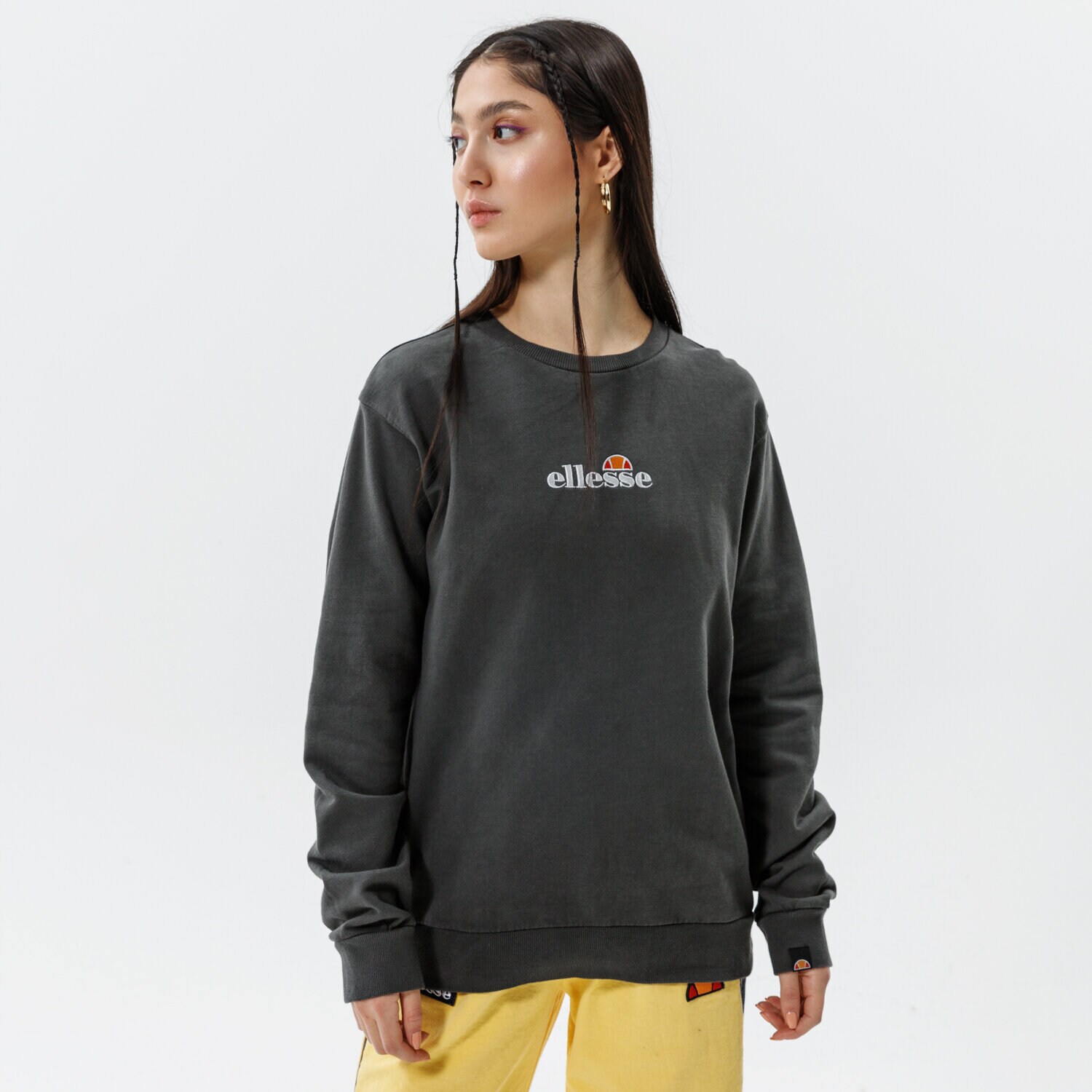 Bluza damska ELLESSE BLUZA SAPPAN SWEATSHIRT BLK SGK13149011 CZARNY
