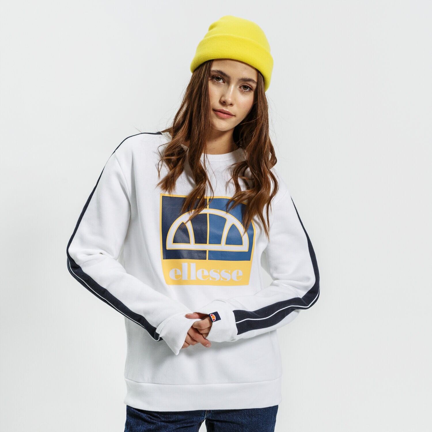 Bluza damska ELLESSE BLUZA LULCI SWEATSHIRT WHT SGK12164908 BIAŁY