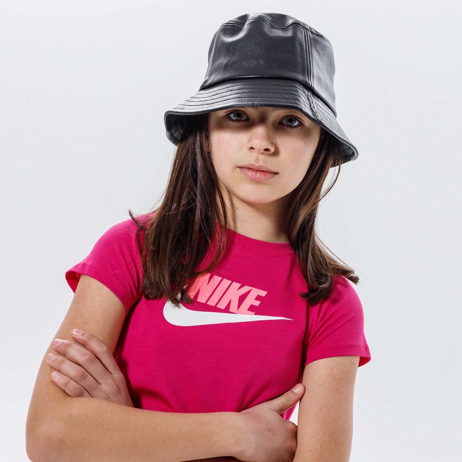 Koszulka, t-shirt dla dzieci NIKE T-SHIRT SPORTSWEAR GIRL DA6925-615 RÓŻOWY