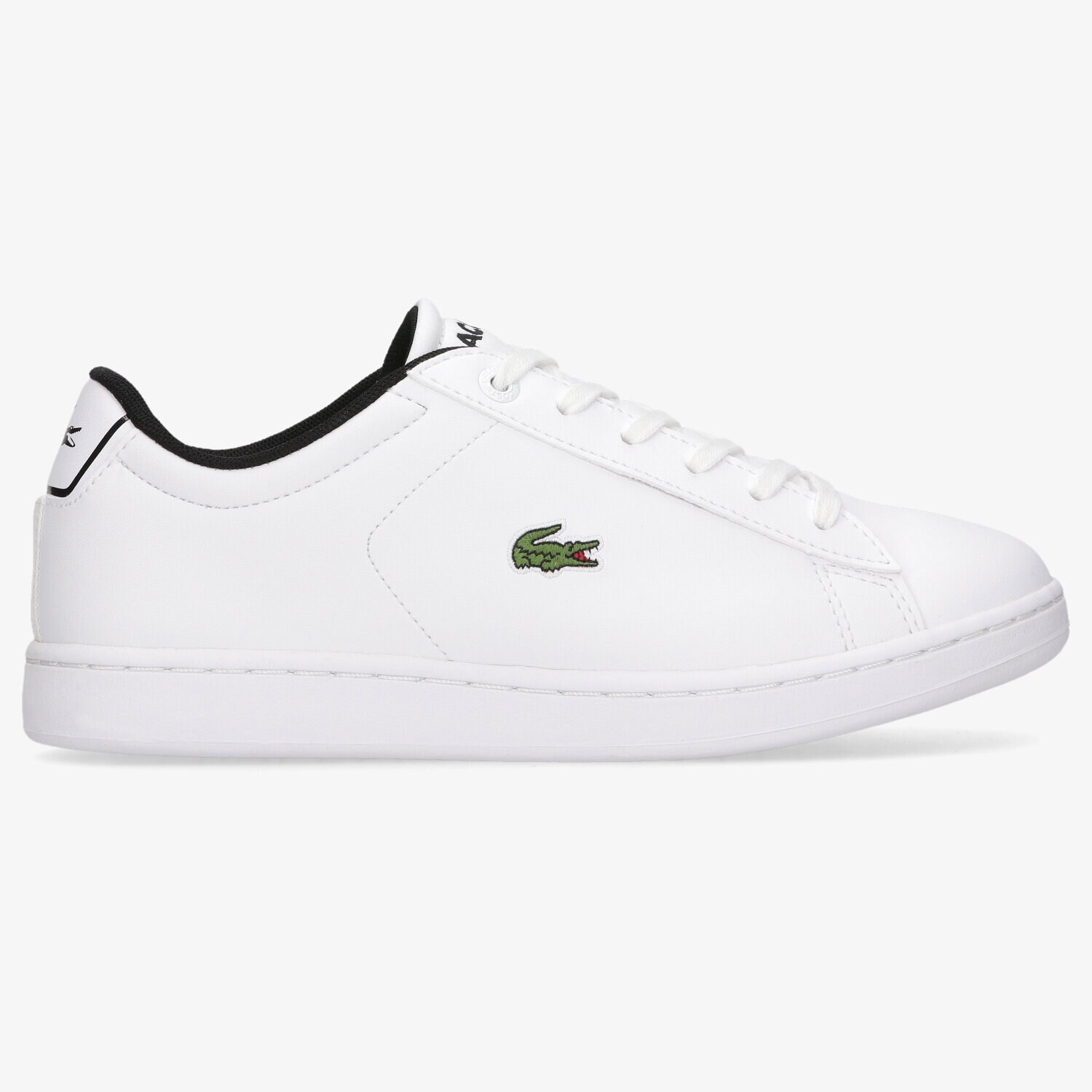 Buty sneakersy dla dzieci LACOSTE CARNABY EVO 0121 1 SUJ 742SUJ0002147 BIAŁY