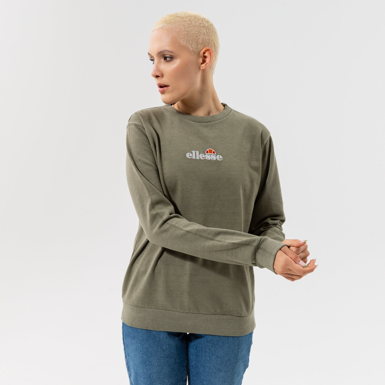 Bluza damska ELLESSE BLUZA SAPPAN SWEATSHIRT KHA SGK13149506 KHAKI