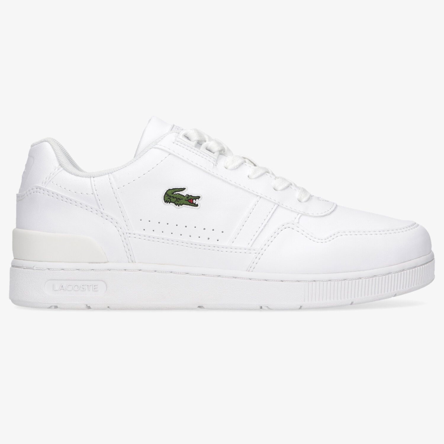 Buty sneakersy dla dzieci LACOSTE T-CLIP 0121 1 SUJ 742SUJ000421G BIAŁY