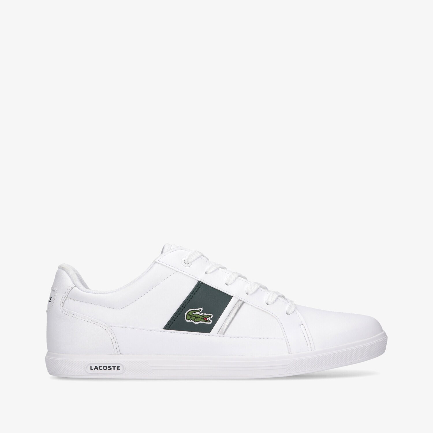 Buty sneakersy męskie LACOSTE EUROPA 0121 1 SMA 742SMA00101R5 BIAŁY