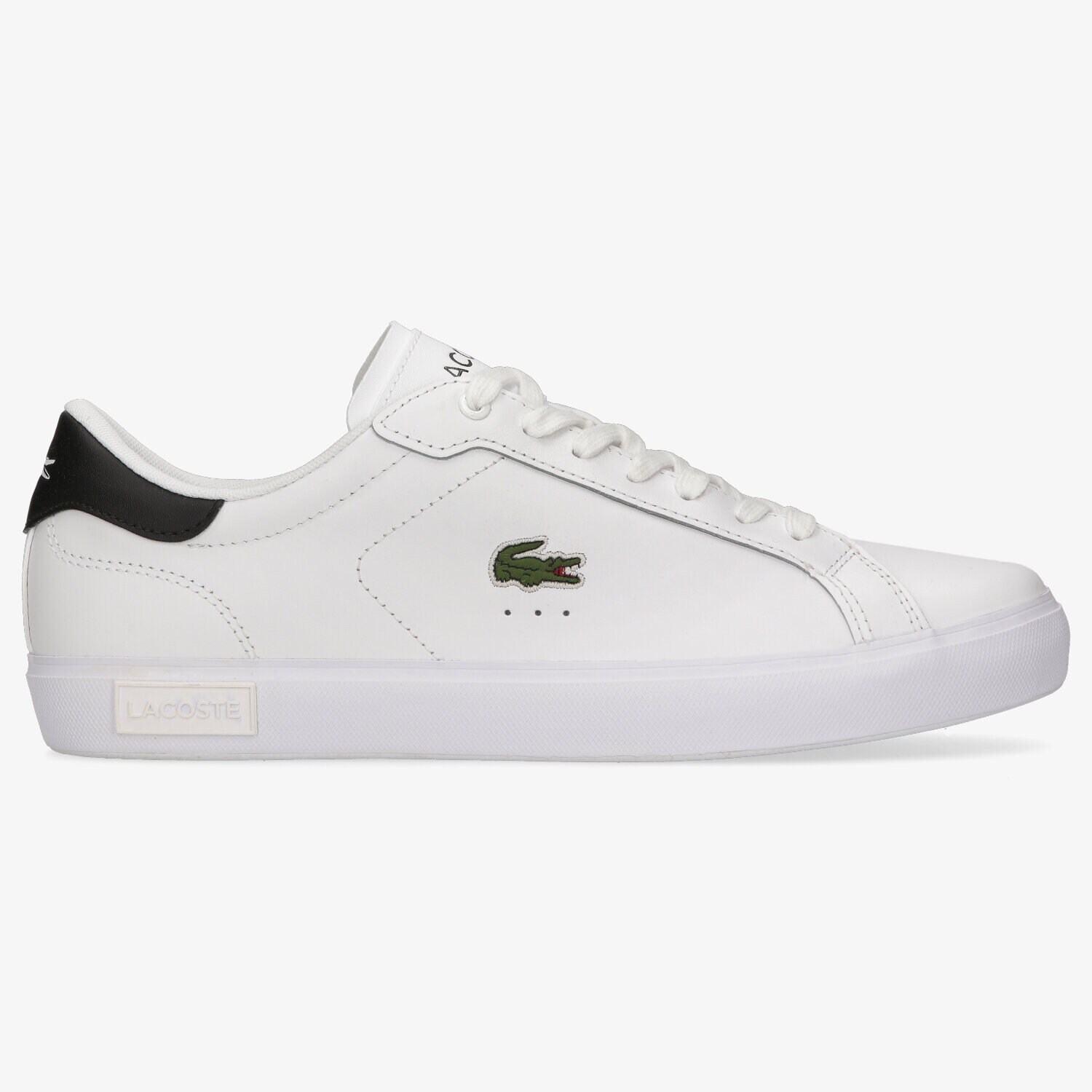 Buty sneakersy męskie LACOSTE POWERCOURT 0121 1 SMA 742SMA0018147 BIAŁY