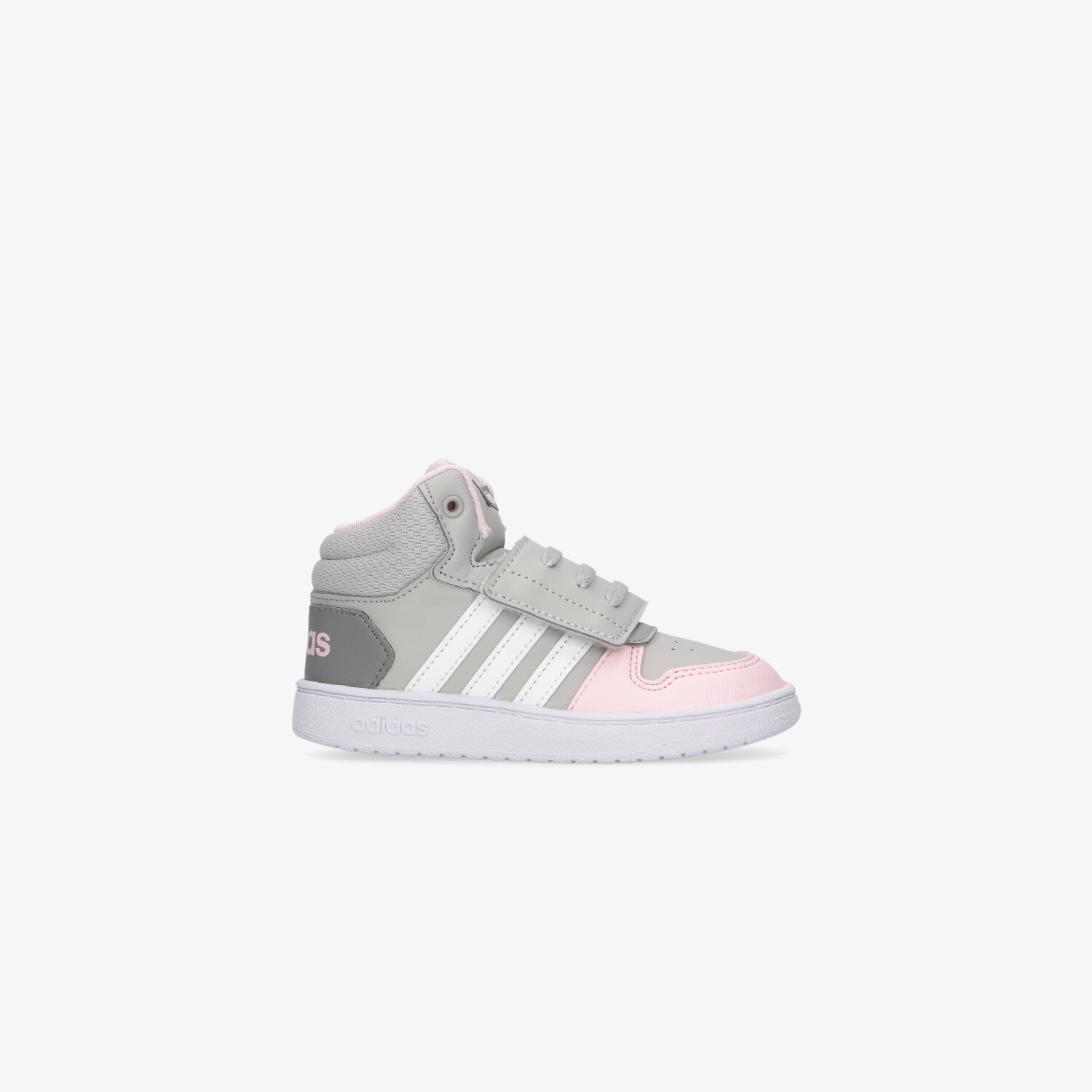 Buty sneakersy dla dzieci ADIDAS HOOPS MID 2.0 I GZ7779 SZARY