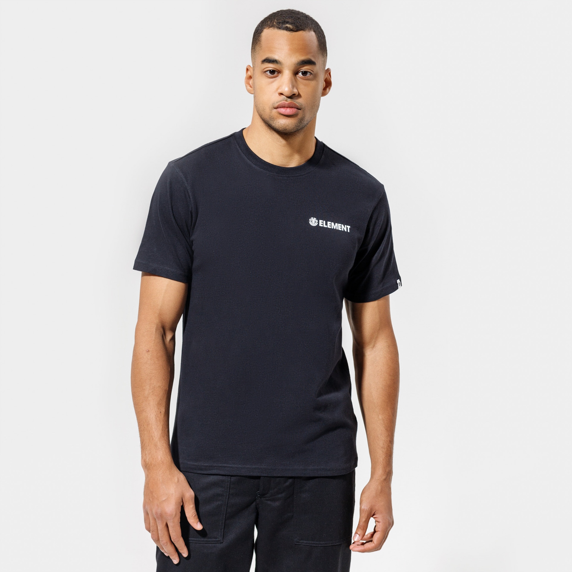 Koszulka, t-shirt sportowy męski ELEMENT T-SHIRT BLAZIN CHEST SS Z1SSI63732 CZARNY