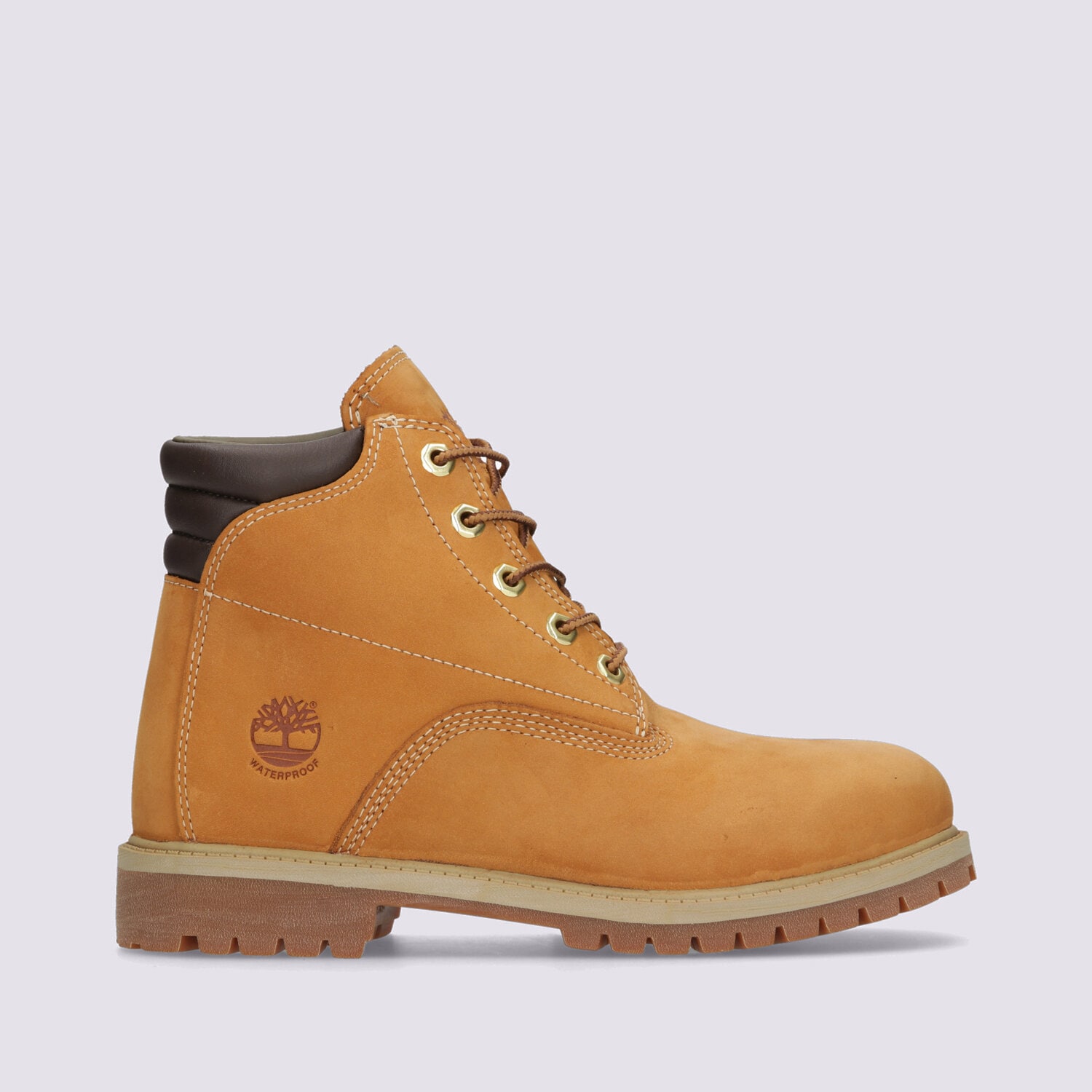 Buty zimowe, trekkingowe, outdoor dla dzieci TIMBERLAND ALBURN 6 INCH WP BOOT TB1A2FX62311 ŻÓŁTY