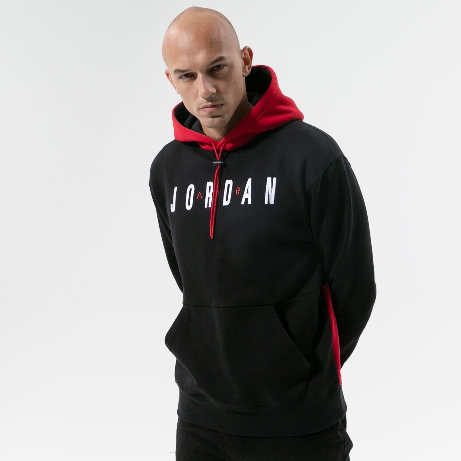 Bluza męska JORDAN BLUZA Z KAPTUREM JUMPMAN AIR CW8434-010 CZARNY