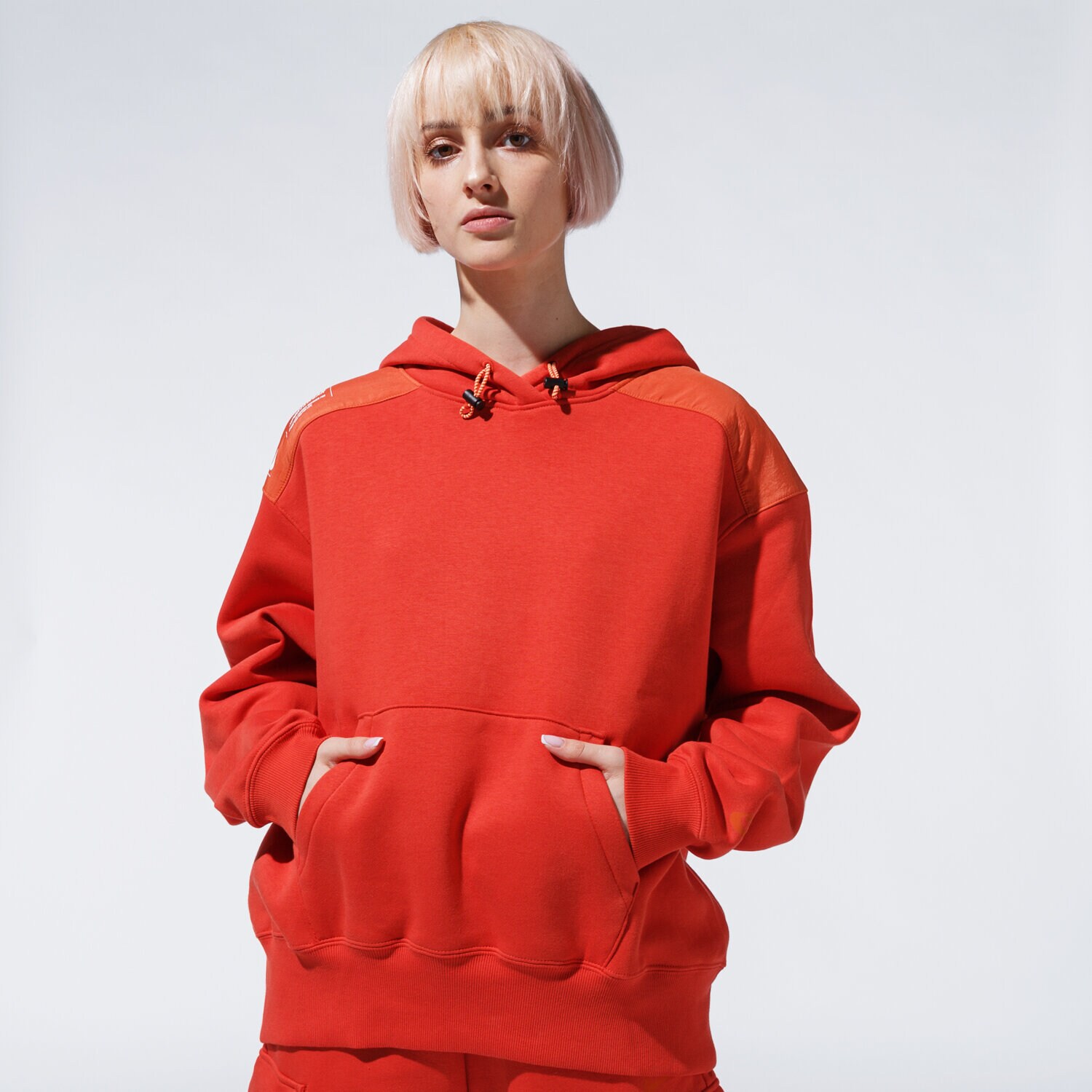 Bluza damska NIKE BLUZA Z KAPTUREM W NSW PO HOODIE FLC UU DD3605-852 POMARAŃCZOWY