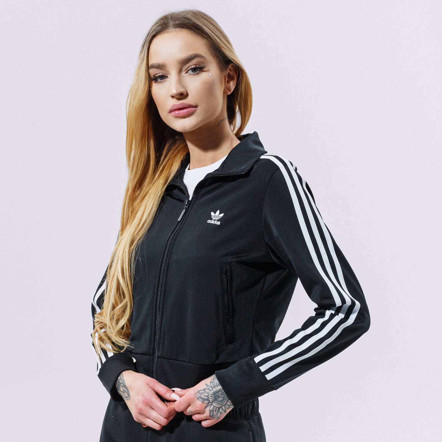 Bluza damska ADIDAS BLUZA ROZPINANA FIREBIRD TT PB GN2817 CZARNY