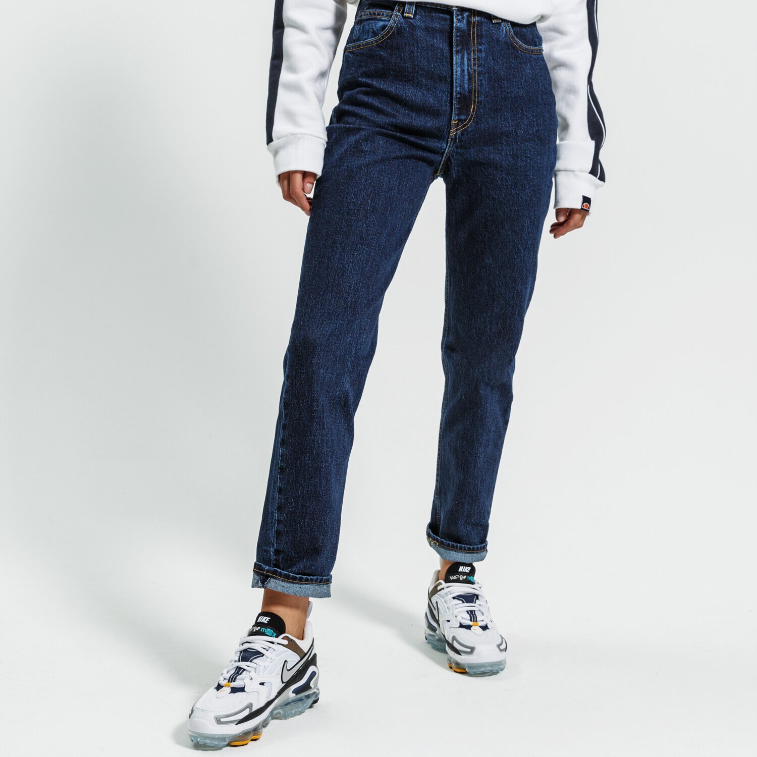 Spodnie sportowe damskie LEVI'S SPODNIE 70S HIGH STRAIGHT A0898-0012 GRANATOWY