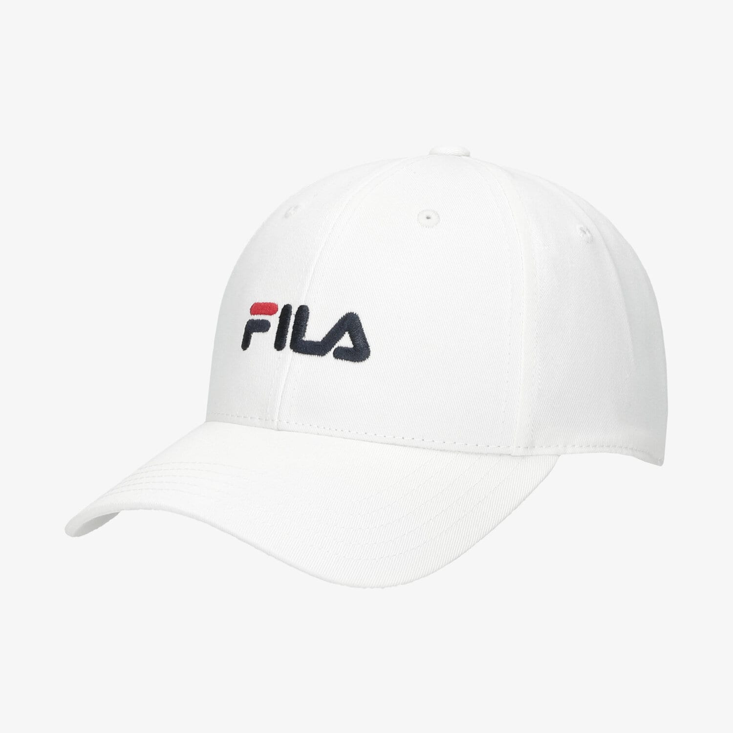 Czapka z daszkiem dla dzieci FILA CZAPKA 6 PANEL CAP DOUBLE ZIPPER WAISTBAG 686029M67 BIAŁY