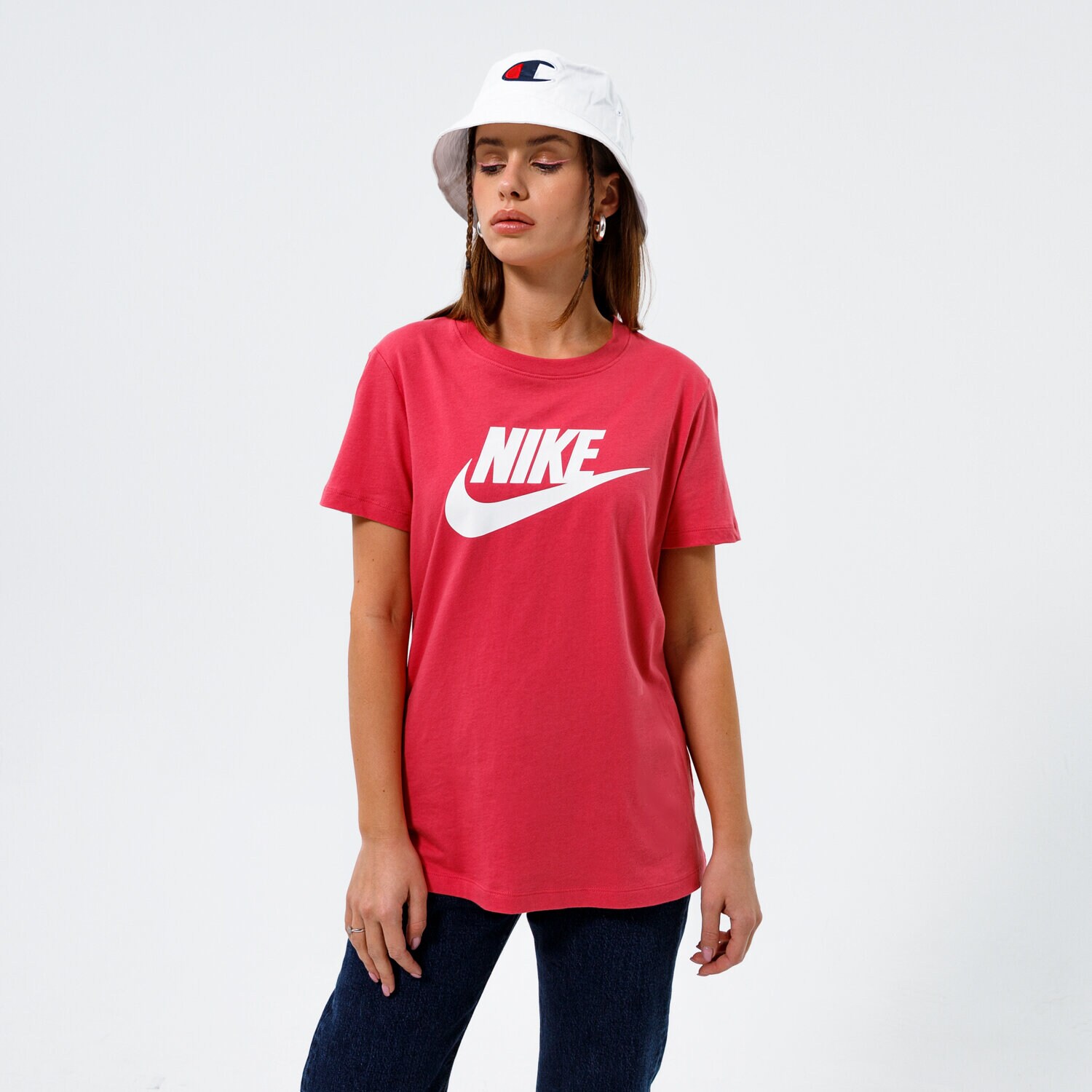 Koszulka, t-shirt damski NIKE T-SHIRT SPORTSWEAR ESSENTIAL BV6169-622 RÓŻOWY
