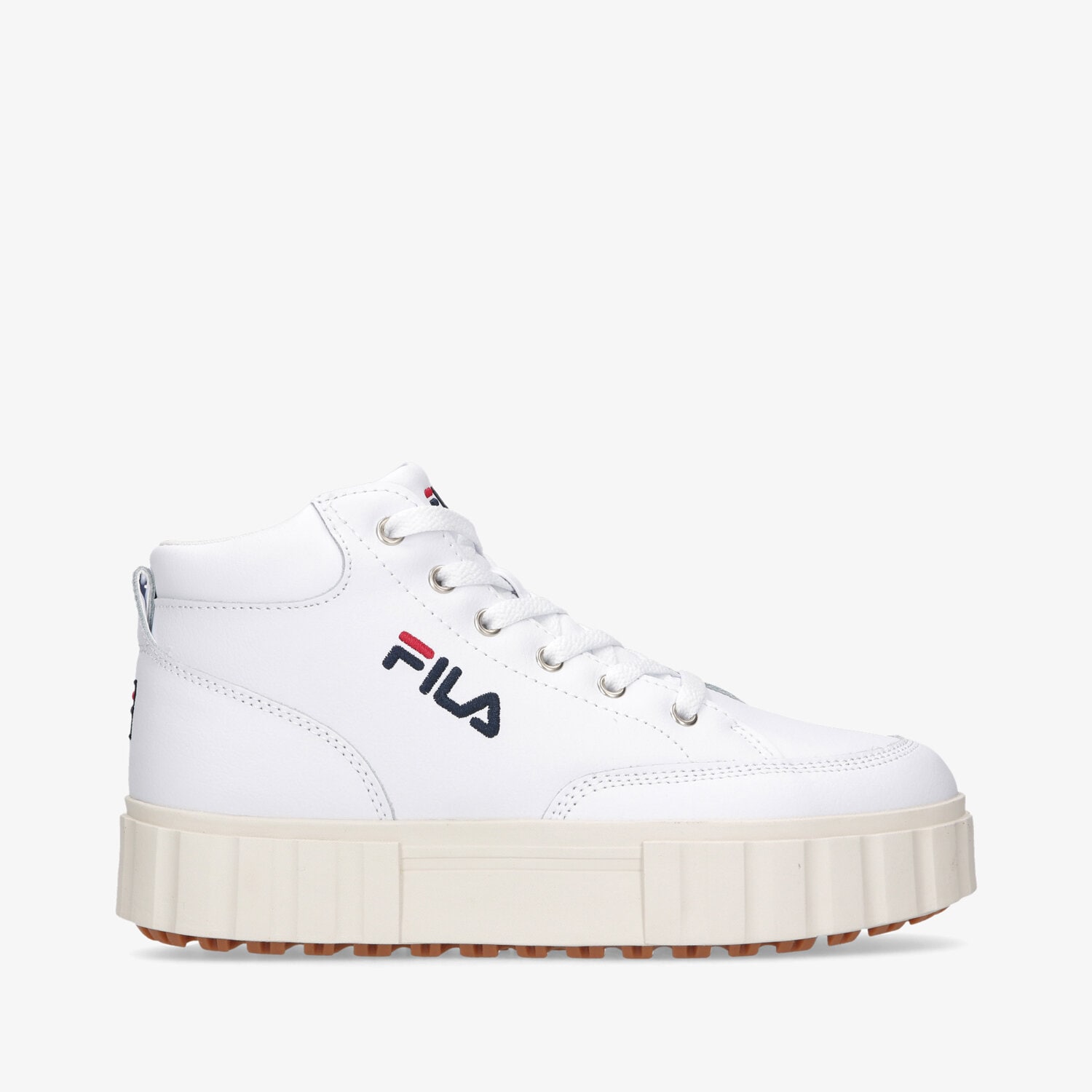 Buty sneakersy damskie FILA SANDBLAST L MID WMN 10113771FG BIAŁY