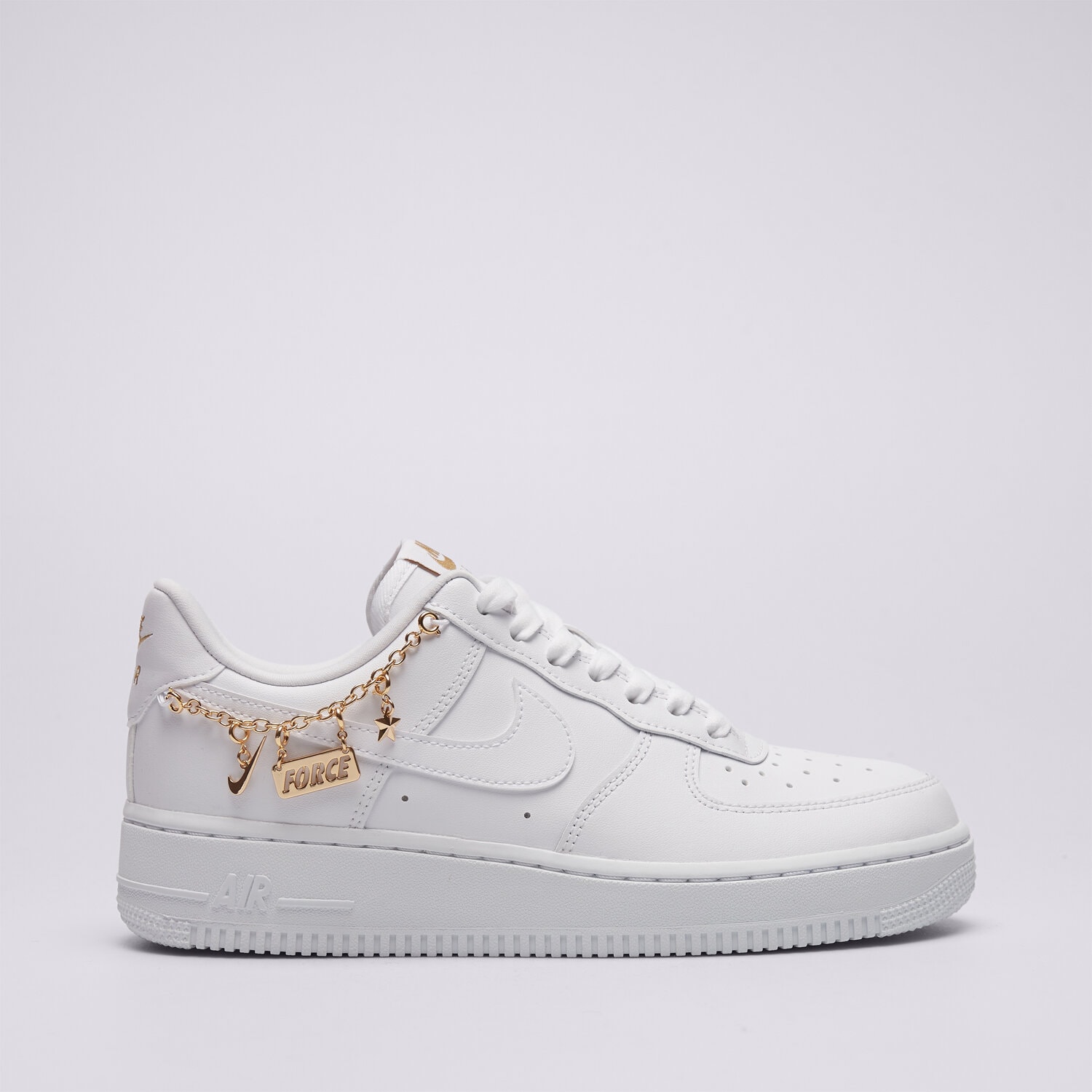 Buty sneakersy damskie NIKE WMNS AIR FORCE 1 '07 LX DD1525-100 BIAŁY
