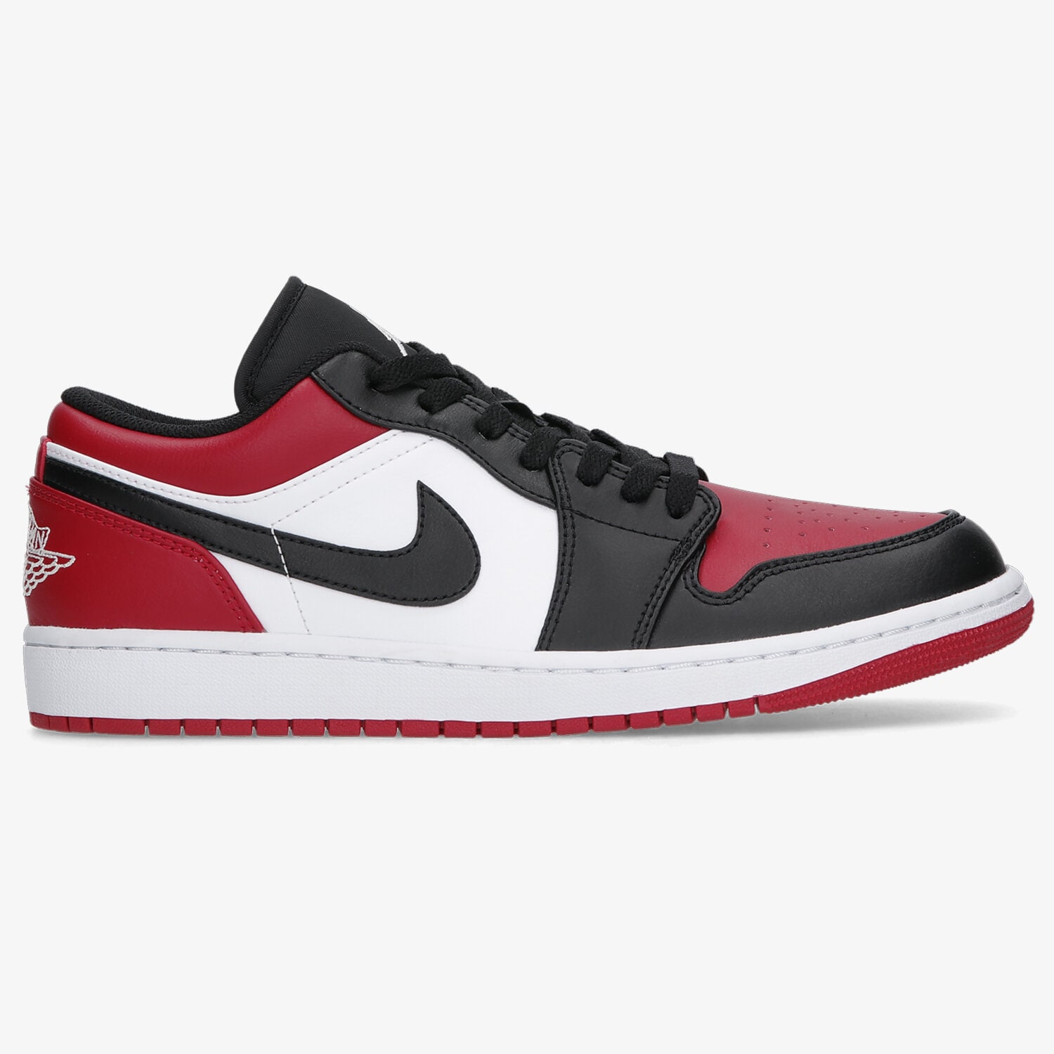 Buty sneakersy męskie AIR JORDAN 1 LOW  553558-612 CZERWONY