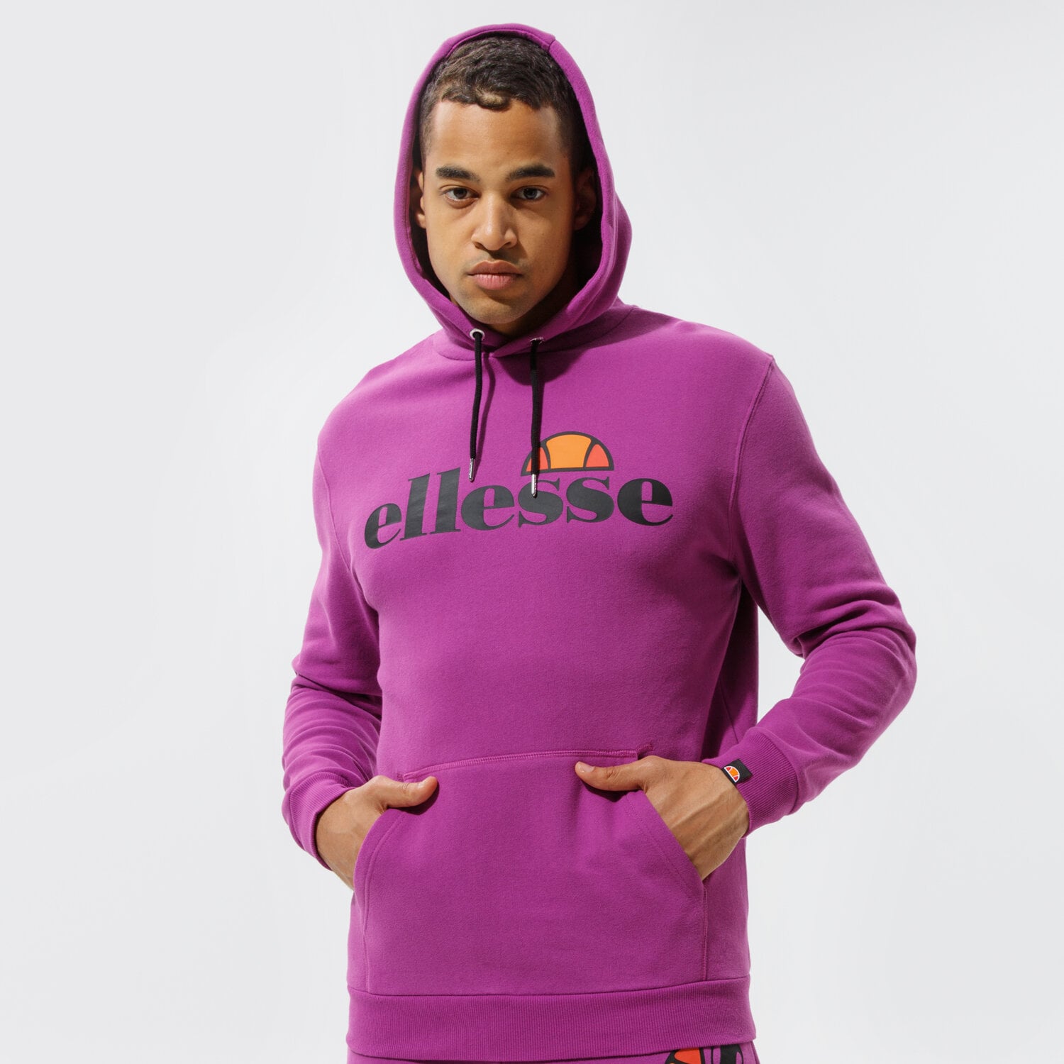 Bluza męska ELLESSE BLUZA Z KAPTUREM SL GOTTERO OH HOODY PRPL SHI07407305 FIOLETOWY
