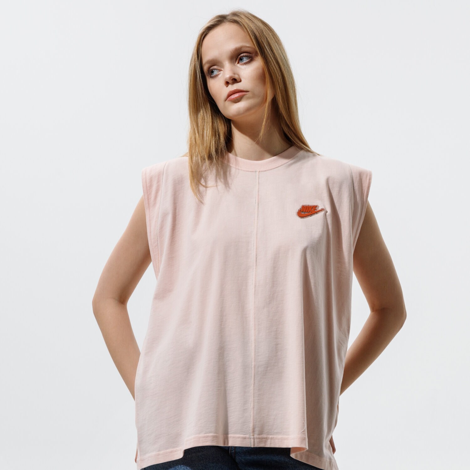 Koszulka, t-shirt damski NIKE T-SHIRT W NSW TANK EARTH DAY CZ9251-805 RÓŻOWY