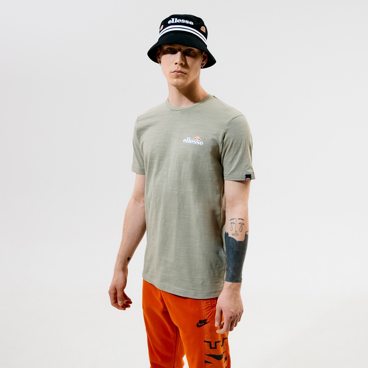 Koszulka, t-shirt sportowy męski ELLESSE T-SHIRT MILLE TEE KHA SHJ11941506 KHAKI