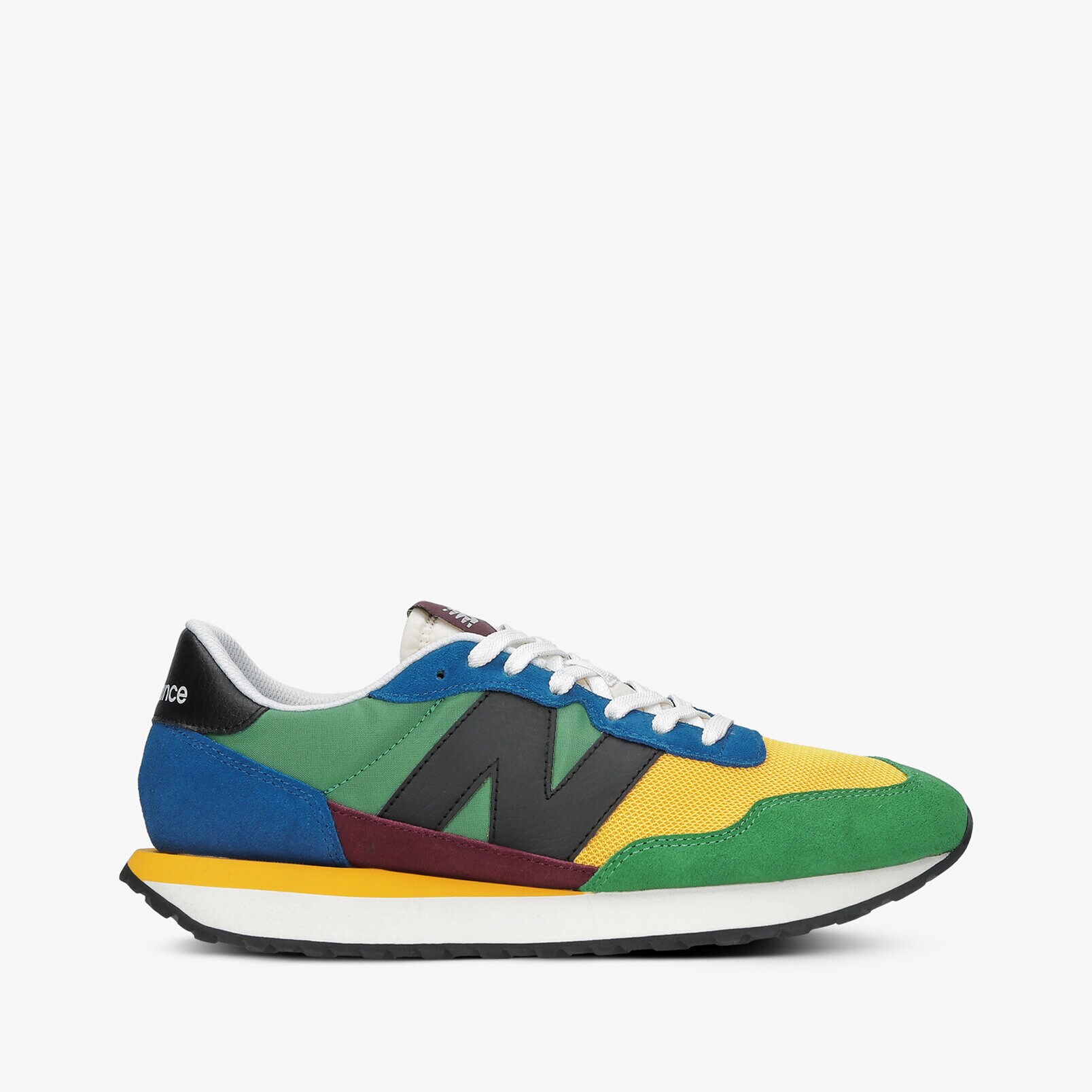 Buty sneakersy męskie NEW BALANCE 237 MS237LB1 ZIELONY