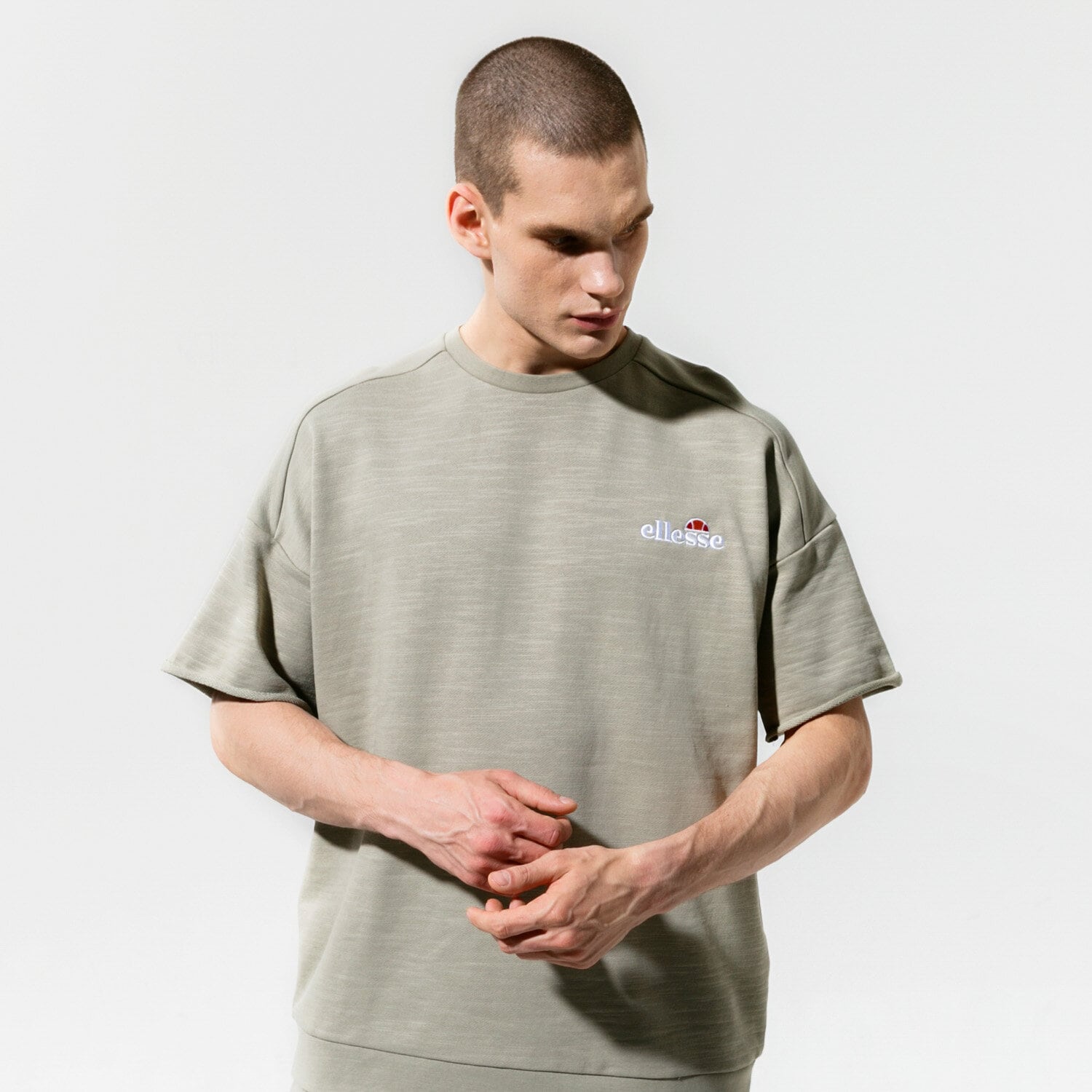Bluza męska ELLESSE BLUZA SMETTILA SWEATSHIRT KHA SHJ11946506 KHAKI