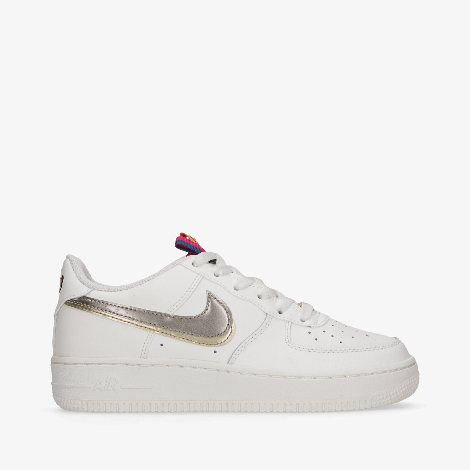 Buty sneakersy dla dzieci NIKE AIR FORCE 1 LV8 DH9595-001 BIAŁY