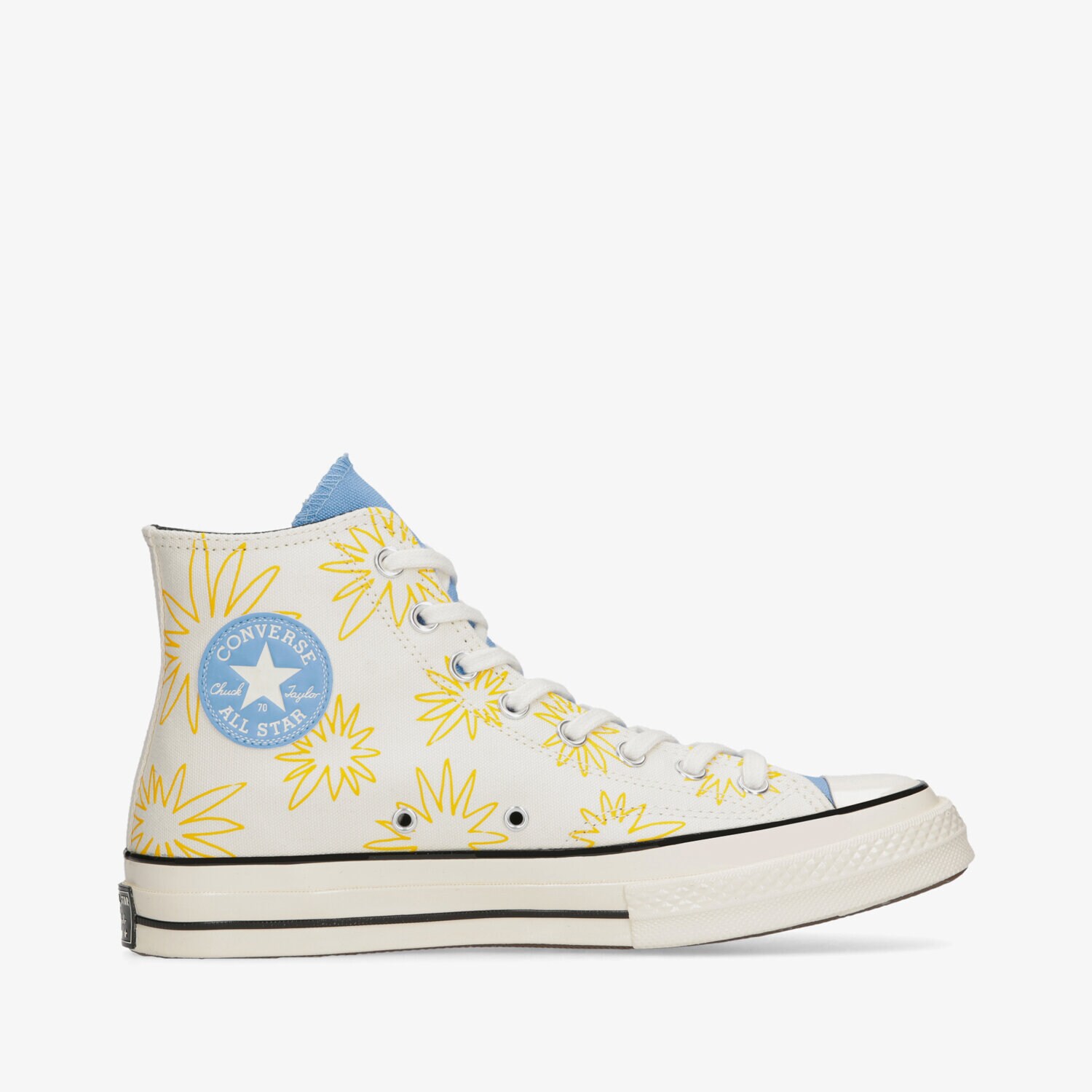 Buty sneakersy męskie CONVERSE CHUCK 70 BE NICE FLORAL 172863C BIAŁY