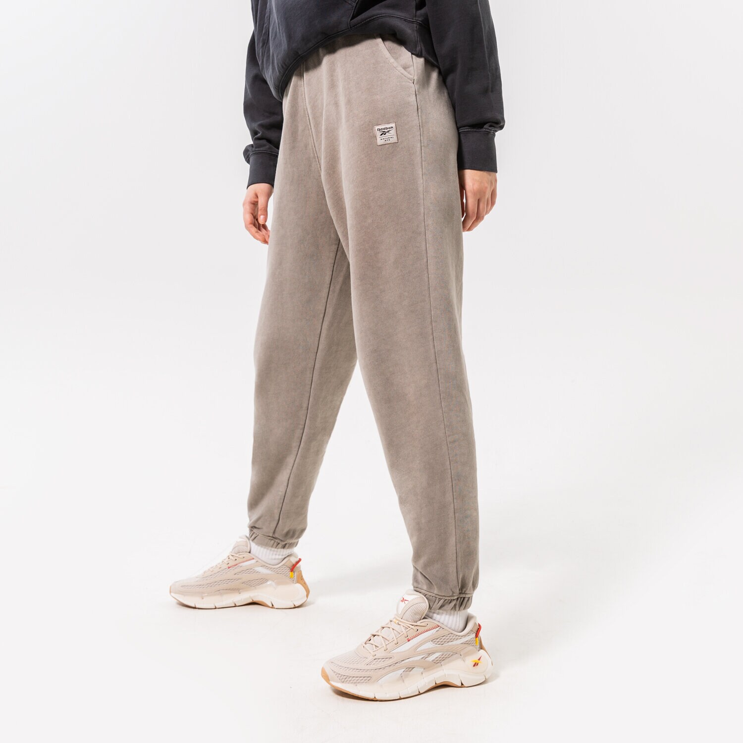 Spodnie sportowe damskie REEBOK SPODNIE CL RBK ND SM FT PANT H49297 SZARY