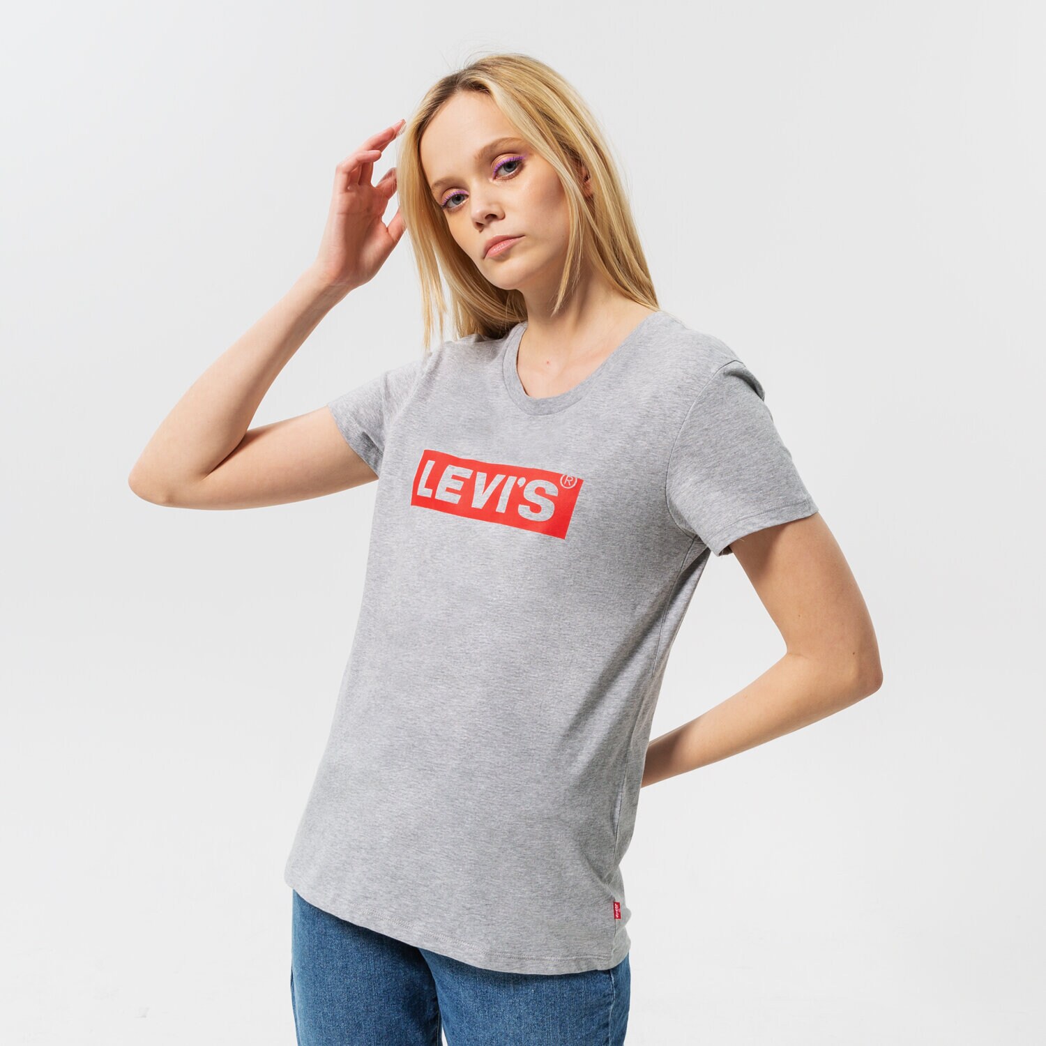 Koszulka, t-shirt damski LEVI'S T-SHIRT THE PERFECT TEE 17369-1692 SZARY
