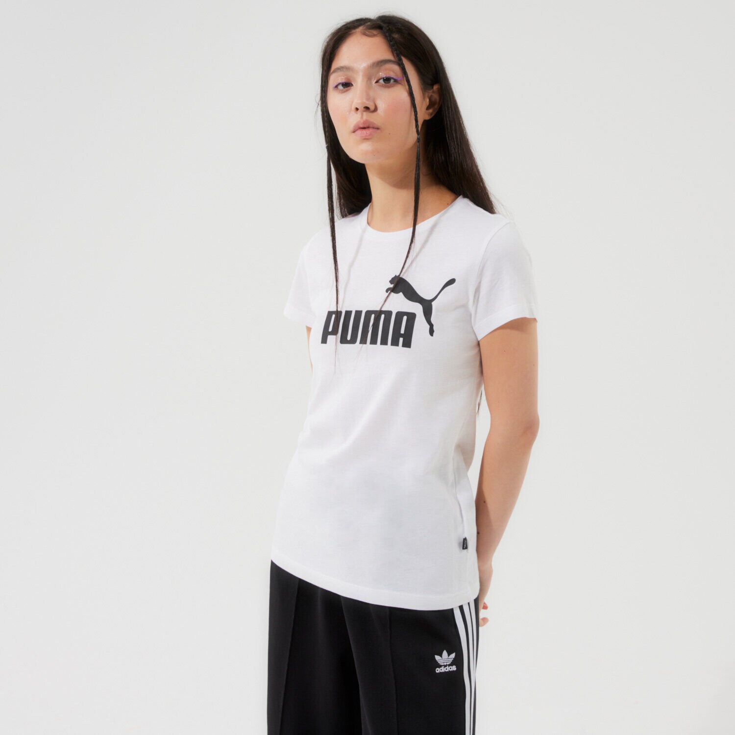 Koszulka, t-shirt damski PUMA CORE T SHIRT 58677402 BIAŁY
