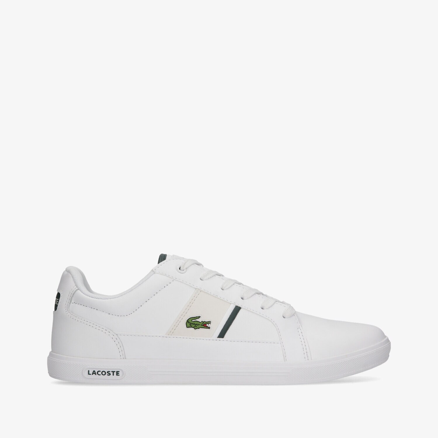 Buty sneakersy męskie LACOSTE EUROPA 0722 1 743SMA00241R5 BIAŁY
