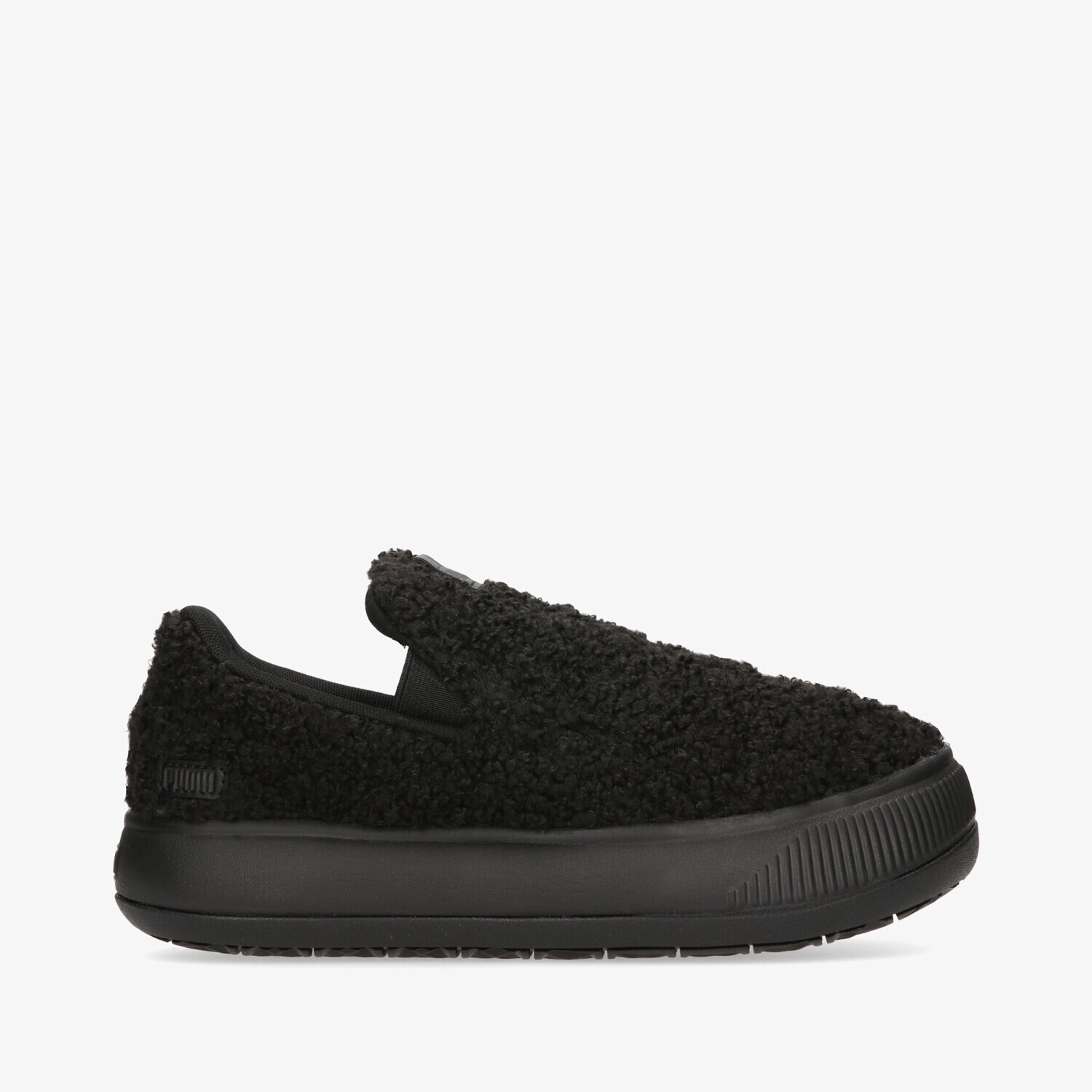Buty sneakersy damskie PUMA SUEDE MAYU SLIP-ON TEDDY WNS 38488701 CZARNY