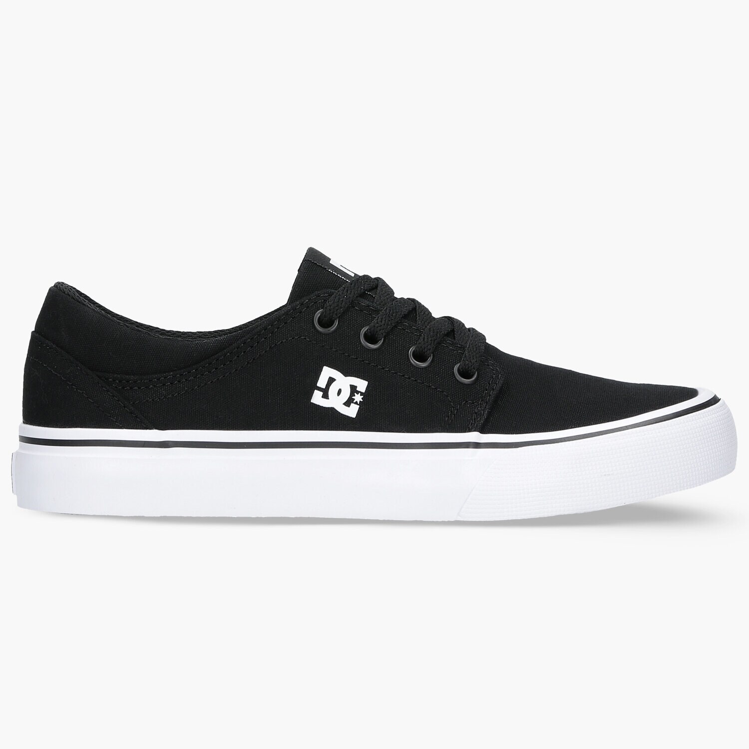 Buty sneakersy dla dzieci DC TRASE TX ADBS300083BKW CZARNY