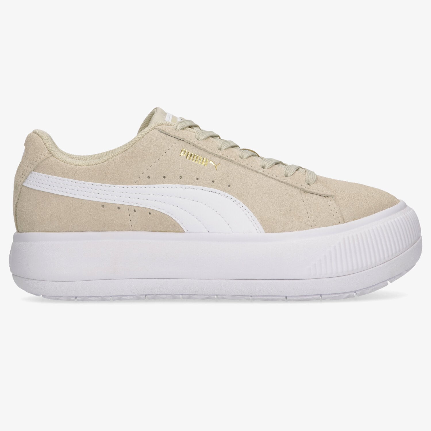 Buty sneakersy damskie PUMA SUEDE MAYU 38068616 BEŻOWY