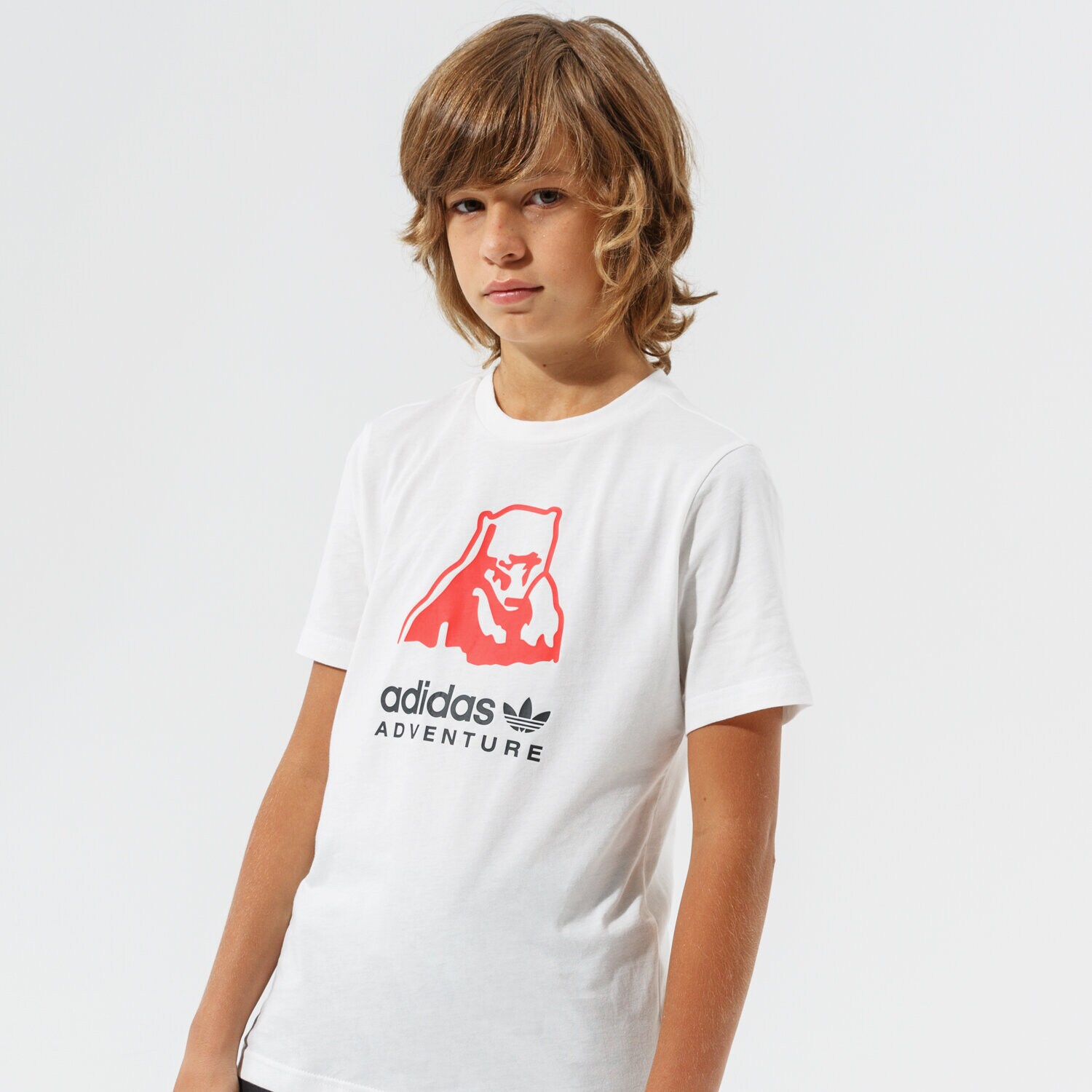 Koszulka, t-shirt dla dzieci ADIDAS T-SHIRT TEE BOY H31220 BIAŁY